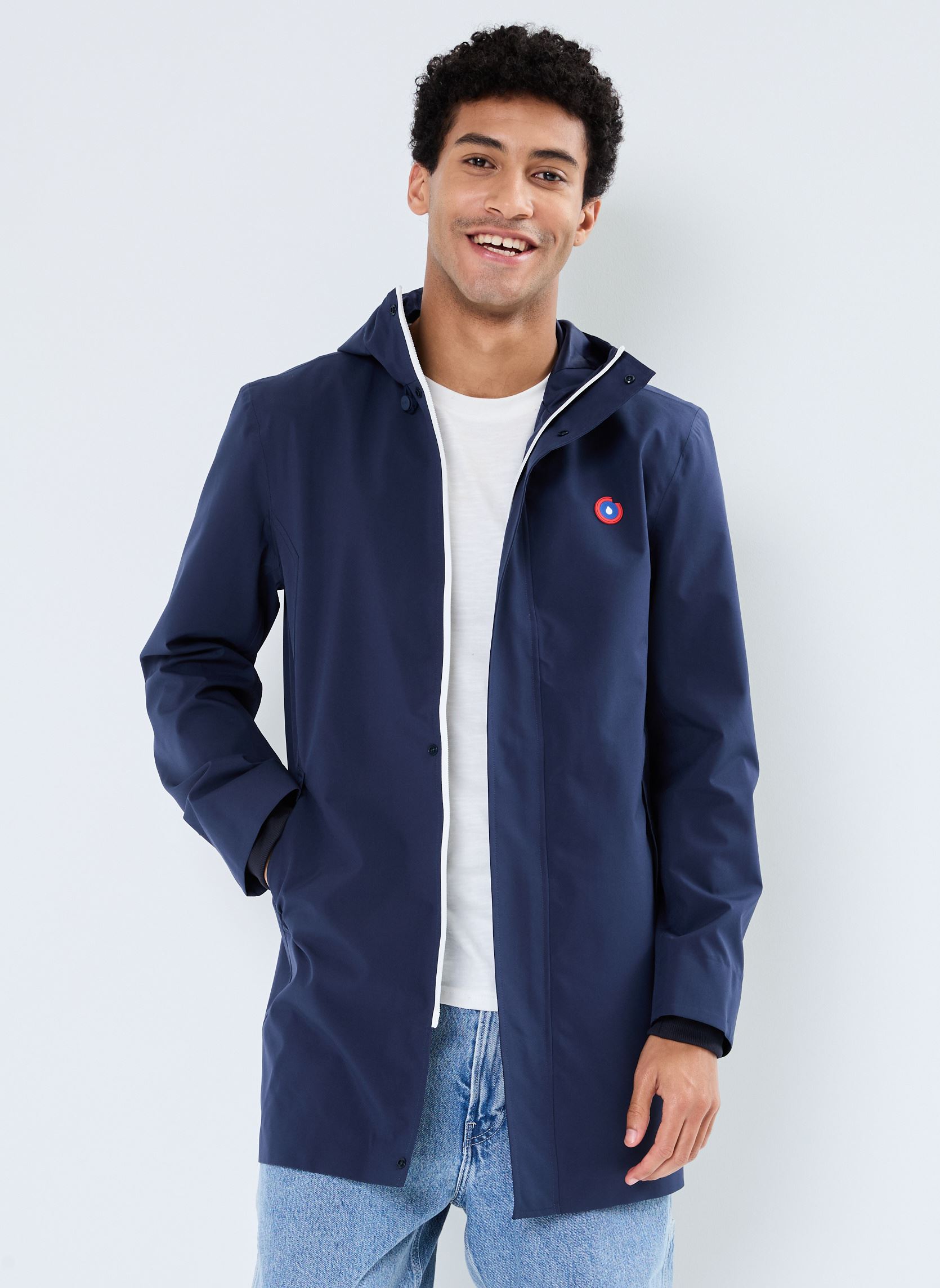 Parkas Beaubourg herren blau FLOTTE Parkas Beaubourg herren blau Indigo