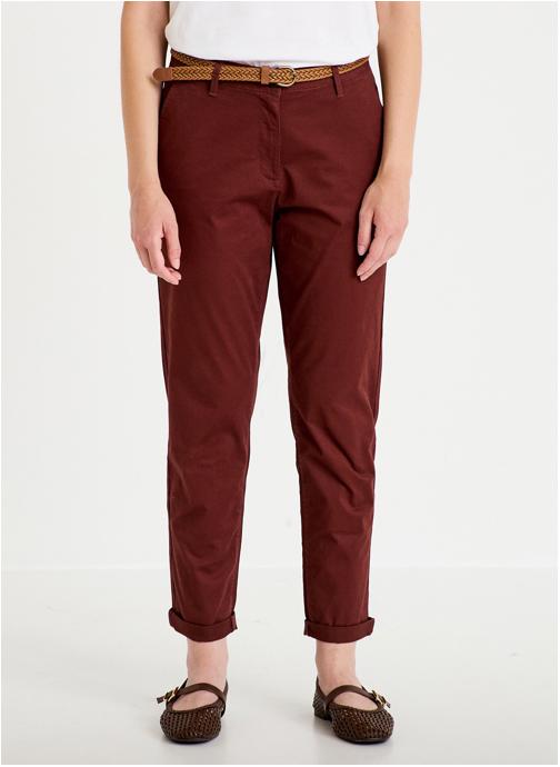 Cache Cache Pantalons droit CHINO-SICO femme marron