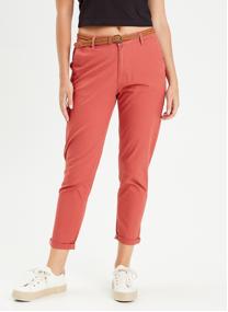 Pantalons droit CHINO-SICO femme jaune