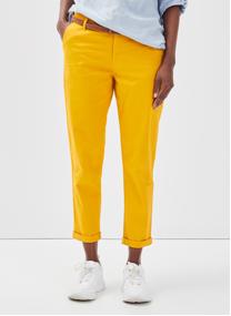 Pantalons droit CHINO-SICO femme jaune Cache Cache Pantalons droit CHINO-SICO femme jaune Jaune