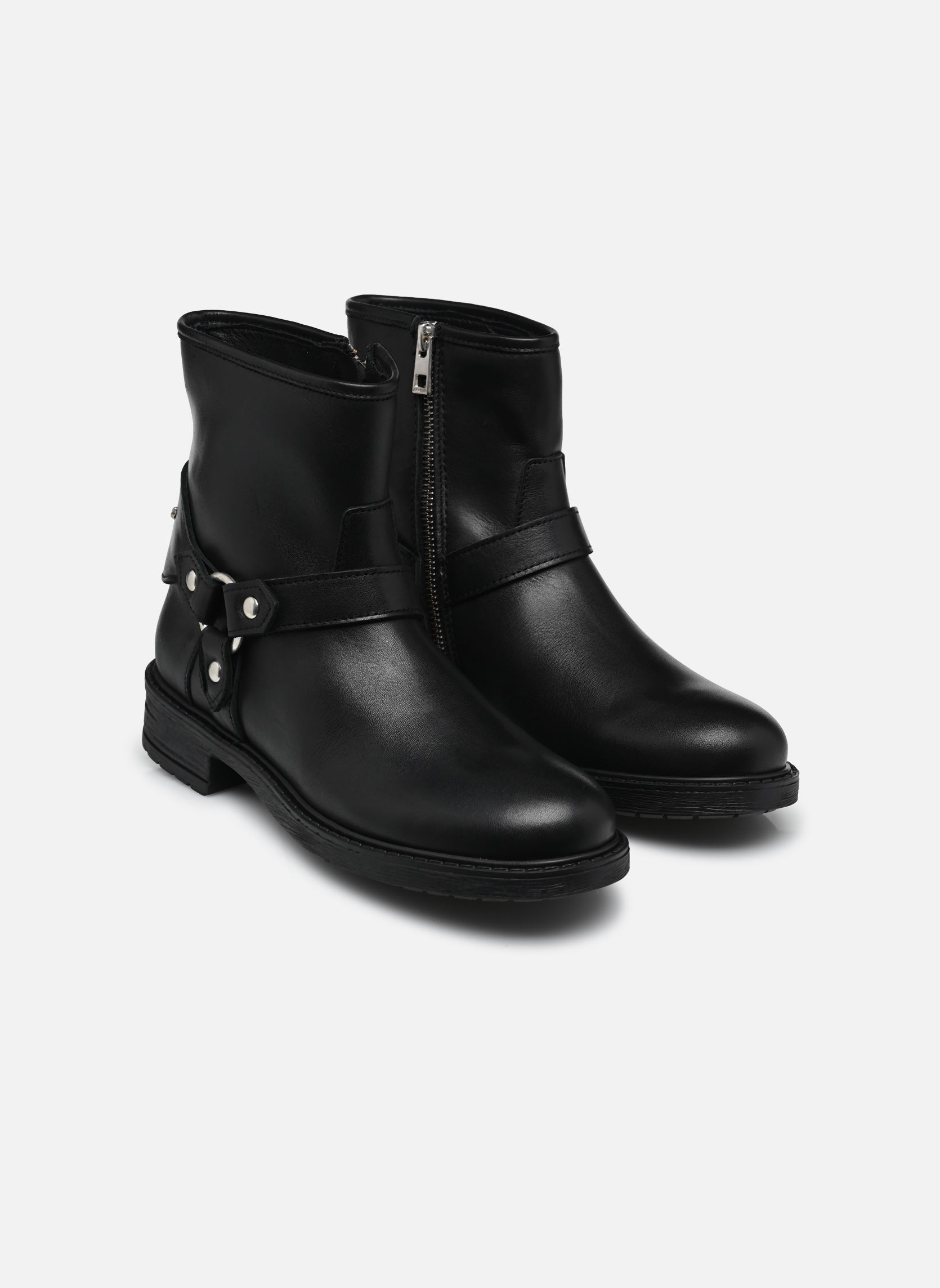 Enkellaarsjes X60249 meisjes zwart Zadig & Voltaire Enkellaarsjes X60249 meisjes zwart Black
