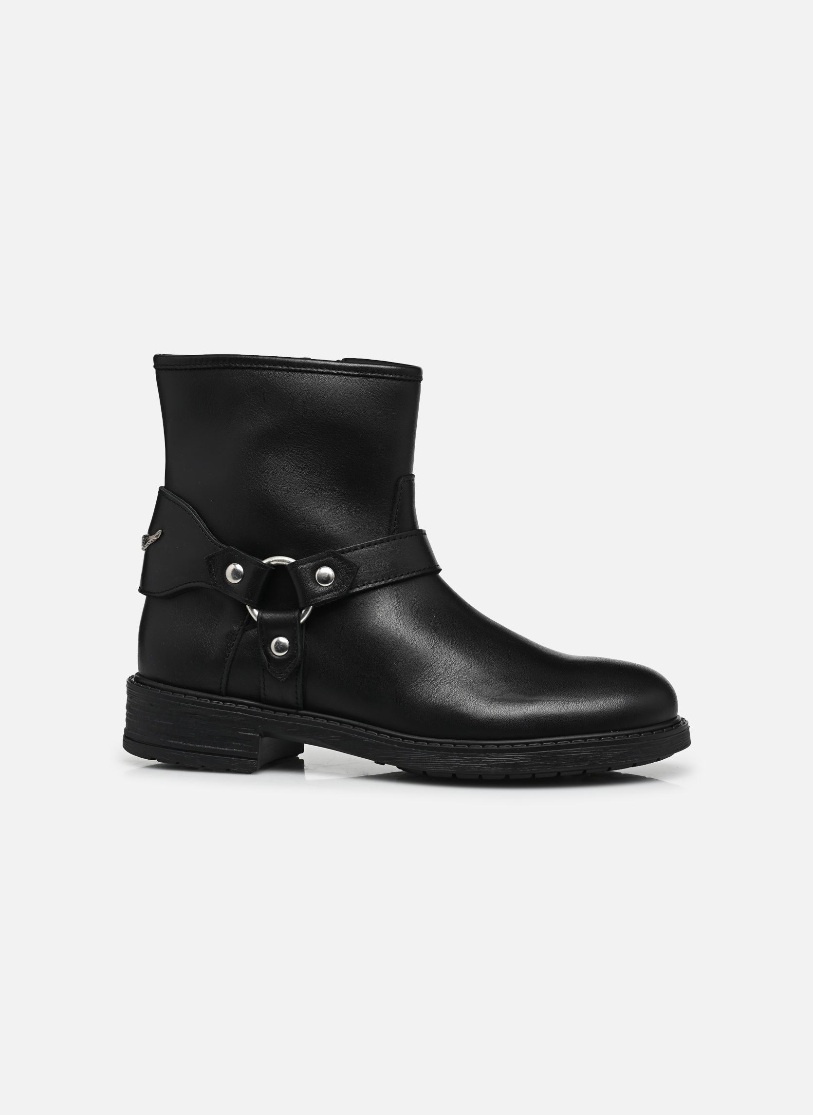 Enkellaarsjes X60249 meisjes zwart Zadig & Voltaire Enkellaarsjes X60249 meisjes zwart Black