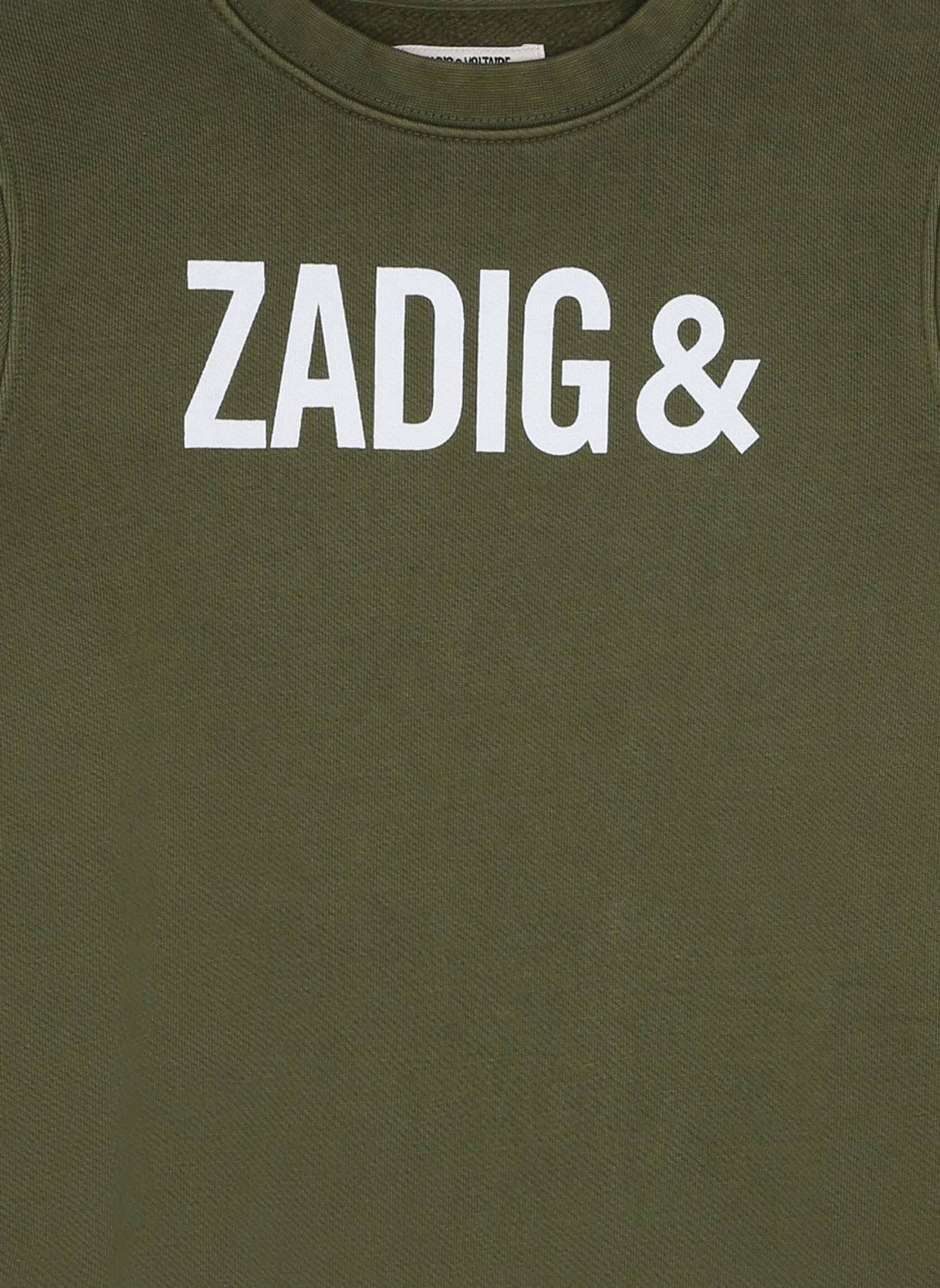 Sweats à capuche X60154 fille vert Zadig & Voltaire Sweats à capuche X60154 fille vert ARMY