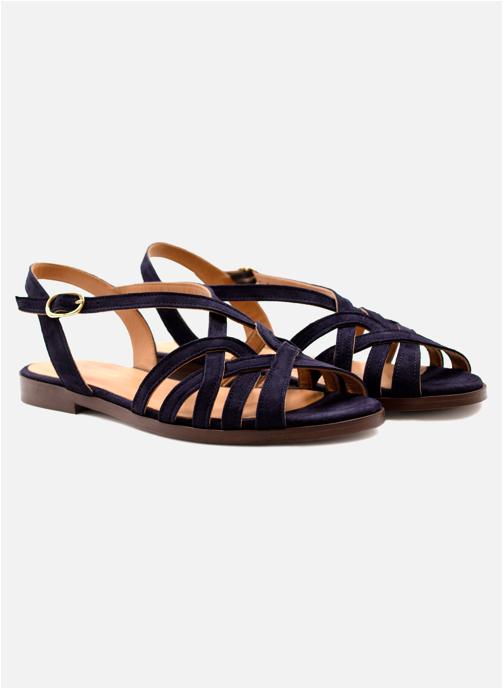 JULES & JENN Sandales Sandales plates brides femme bleu