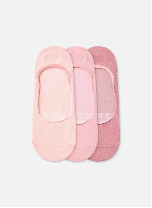 Dedoles Socquettes Lot de 3 Paires de Protège-Pieds Dedoles en Coton femme rose
