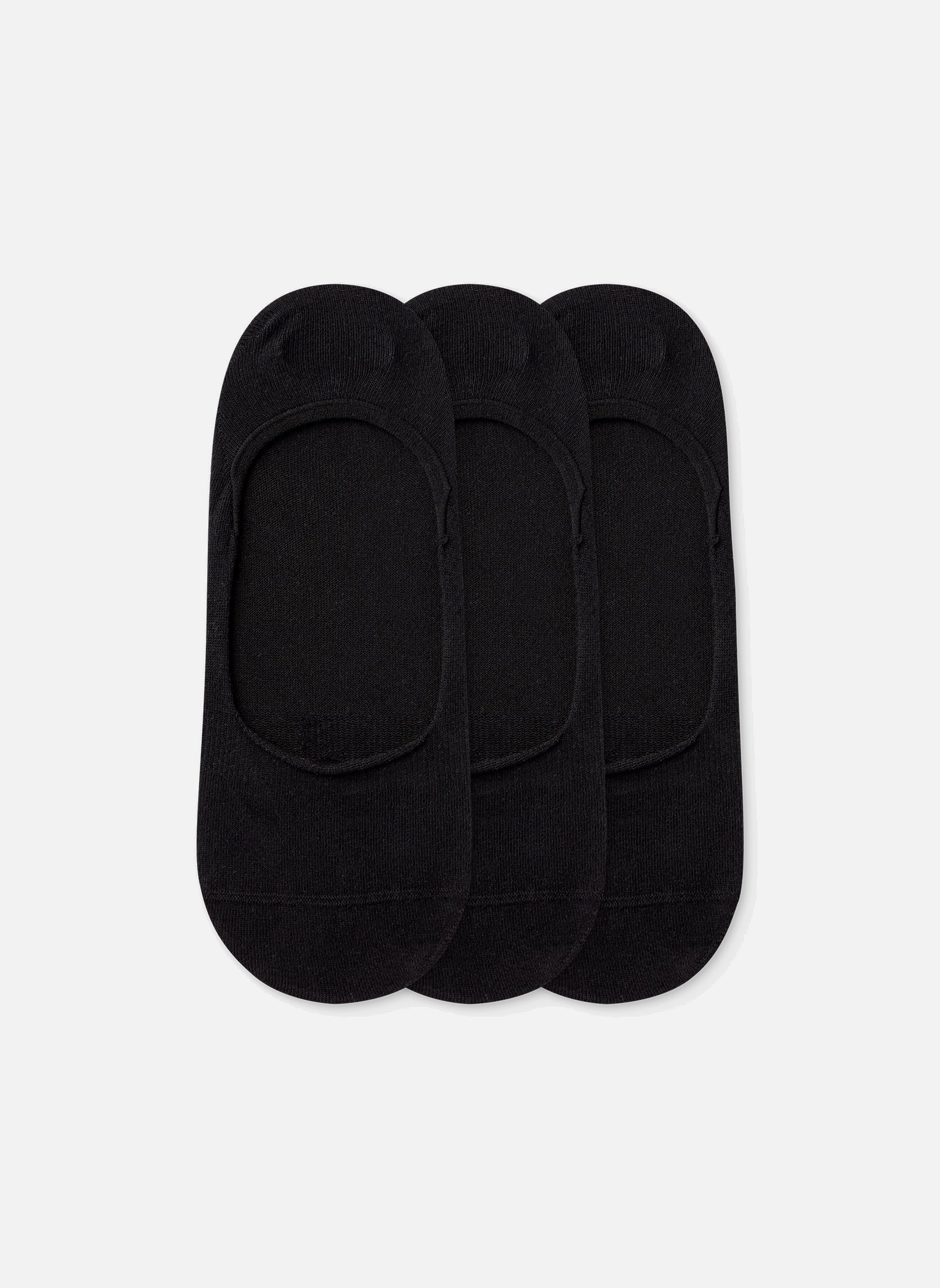 Socquettes Lot de 3 Paires de Protège-Pieds Dedoles en Coton femme noir Dedoles Socquettes Lot de 3 Paires de Protège-Pieds Dedoles en Coton femme noir Noir