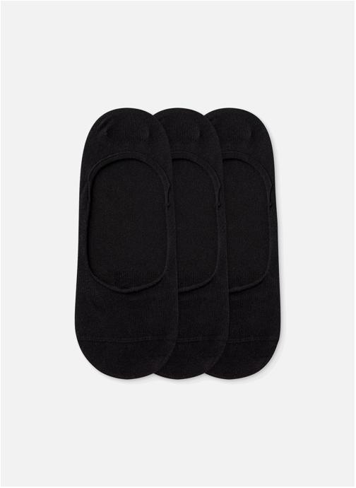 Dedoles Socquettes Lot de 3 Paires de Protège-Pieds Dedoles en Coton femme noir