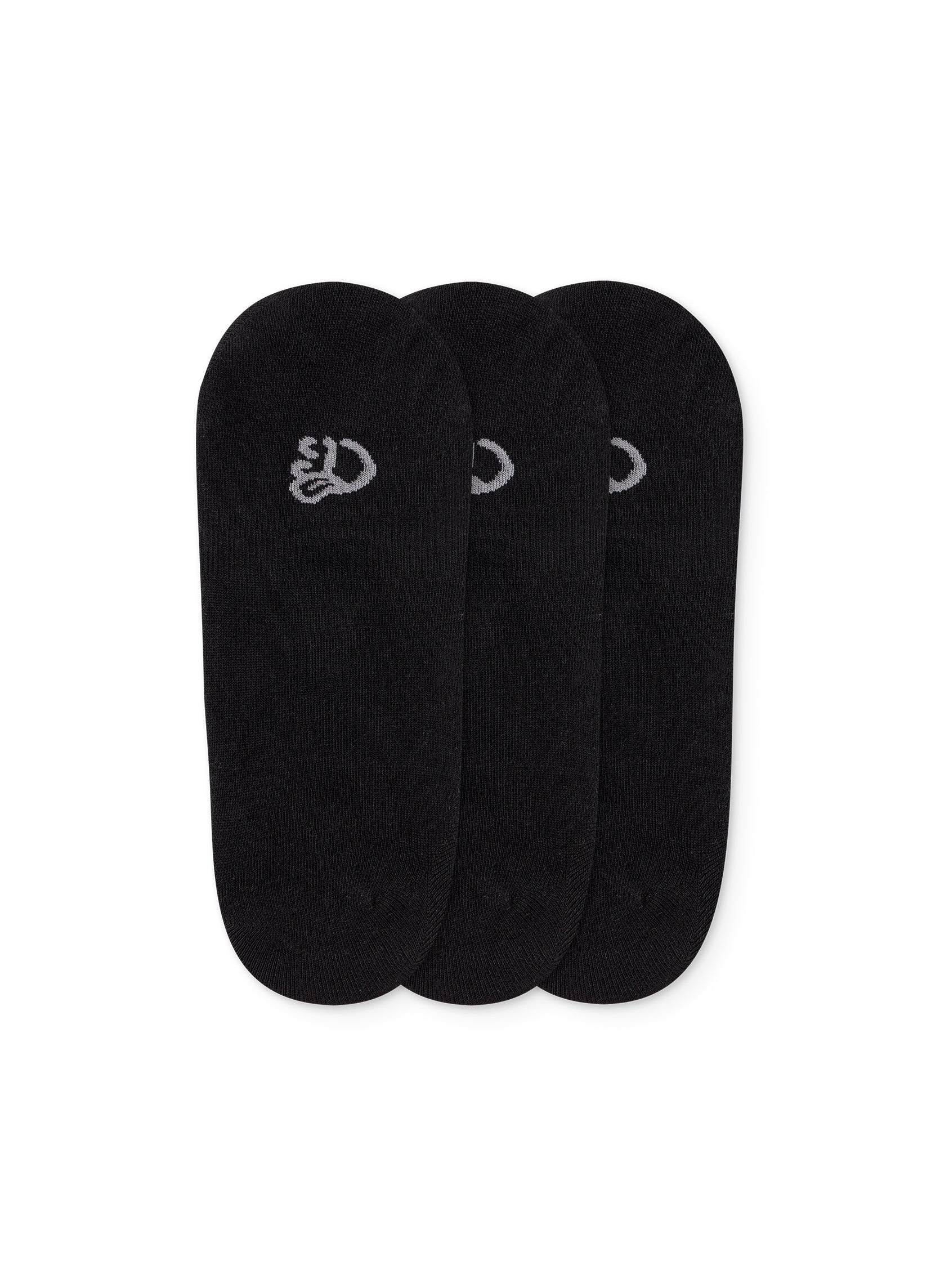 Socquettes Lot de 3 Paires de Protège-Pieds Dedoles en Coton femme noir Dedoles Socquettes Lot de 3 Paires de Protège-Pieds Dedoles en Coton femme noir Noir