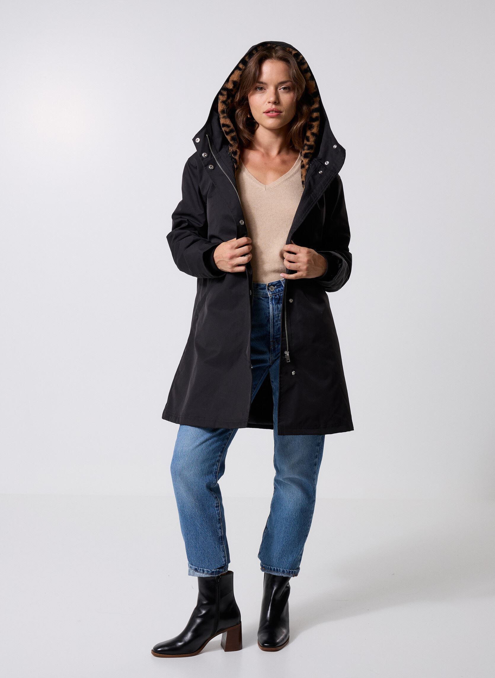 Parkas GOTHAM parka femme noir MADE BY Parkas GOTHAM parka femme noir JET BLACK