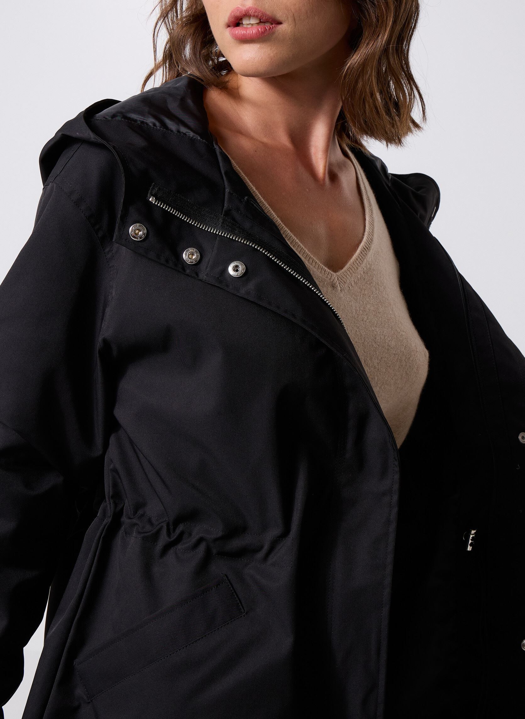 Parkas GOTHAM parka femme noir MADE BY Parkas GOTHAM parka femme noir JET BLACK