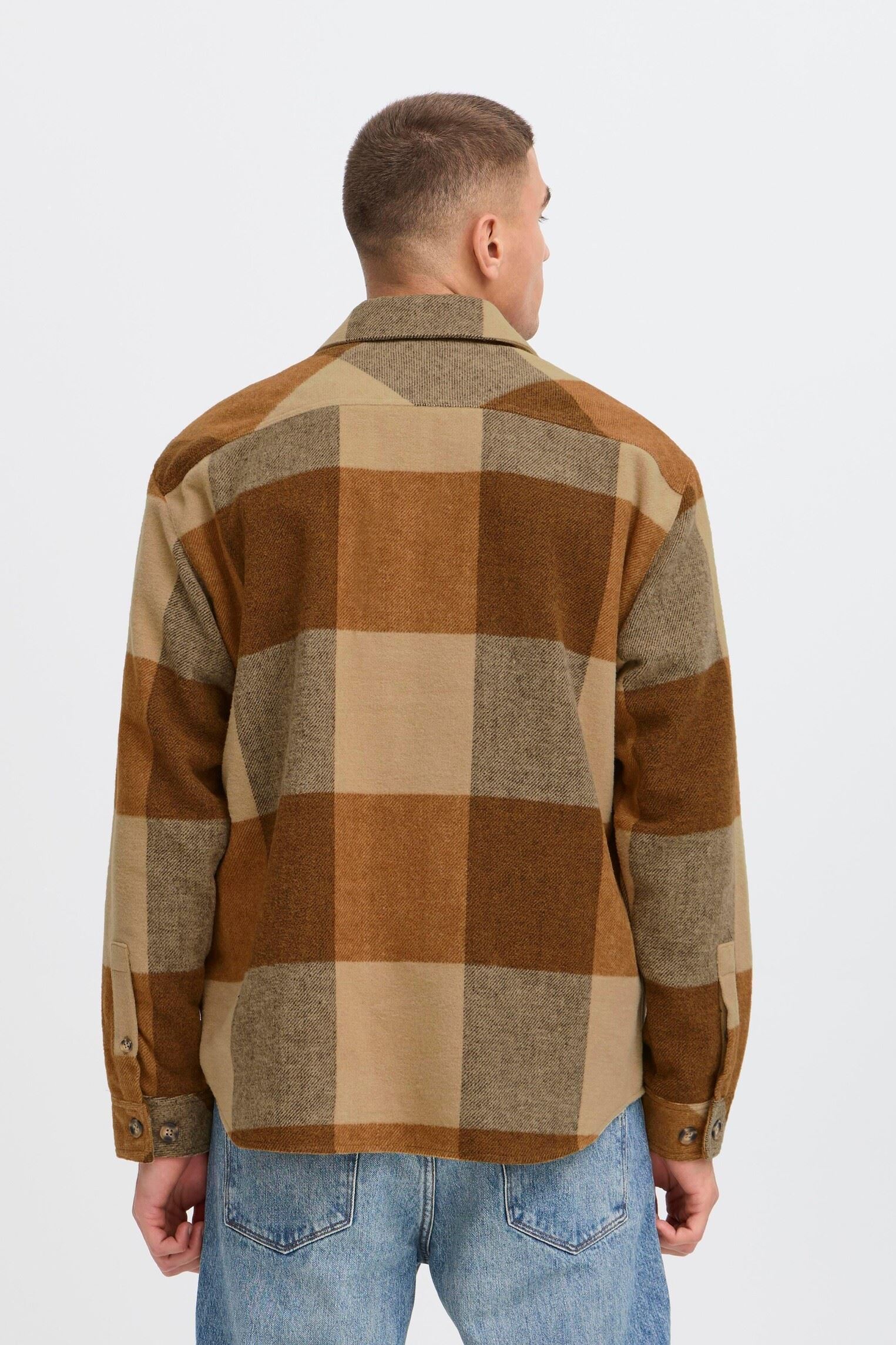 Chemises SDManheim homme marron SOLID Chemises SDManheim homme marron CATHAY SPICE