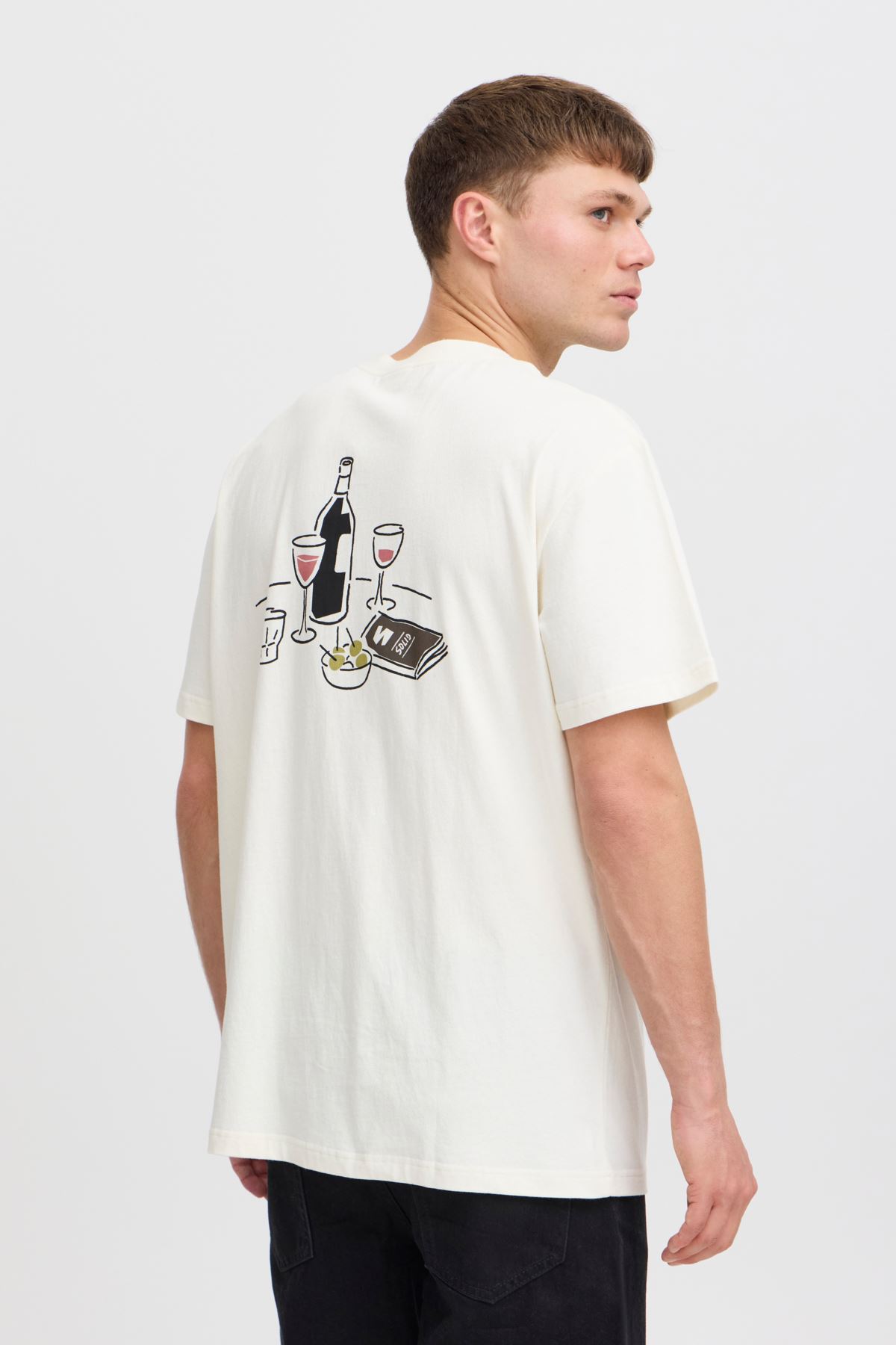 Tee-shirts manches courtes SDMaynard homme blanc SOLID Tee-shirts manches courtes SDMaynard homme blanc PRISTINE