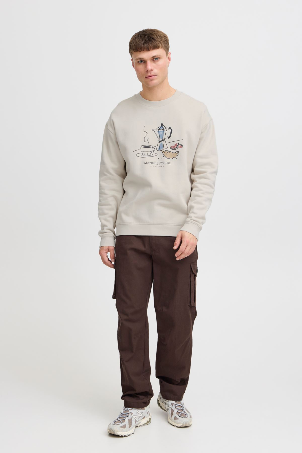 Sweatshirts SDMulder heren wit SOLID Sweatshirts SDMulder heren wit OATMEAL