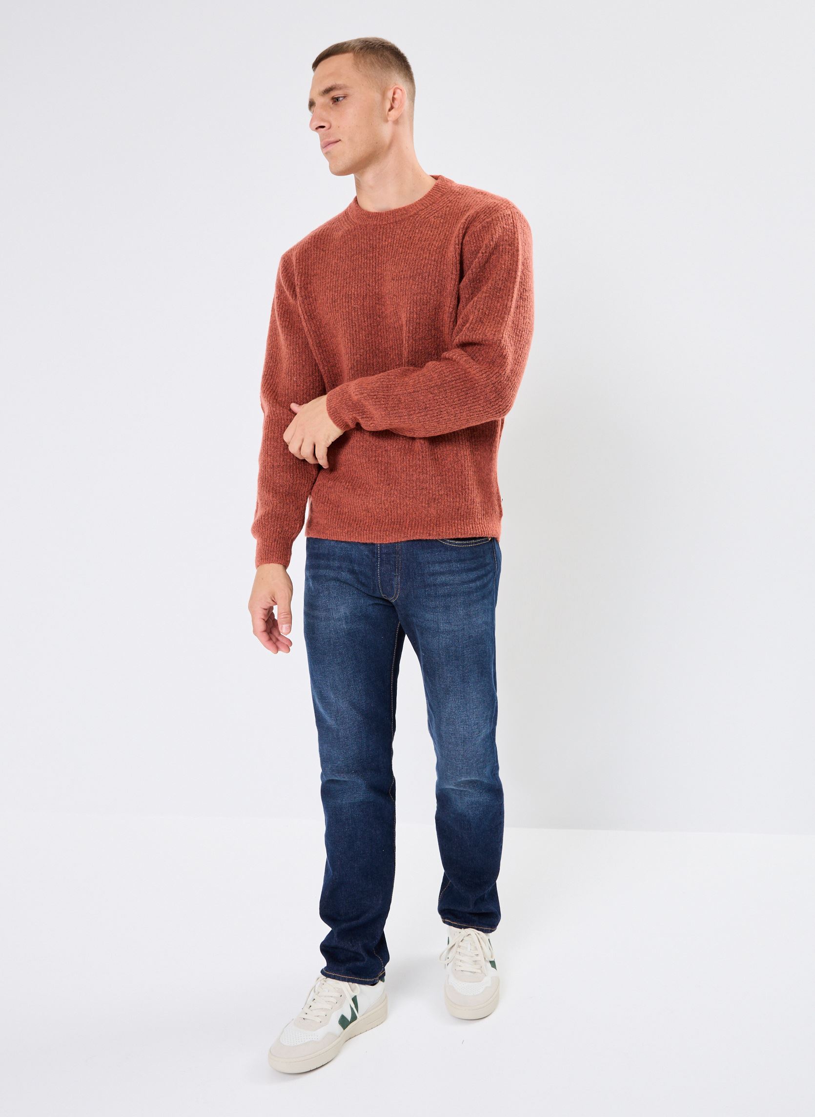 Truien SDMack heren rood SOLID Truien SDMack heren rood MARSALA