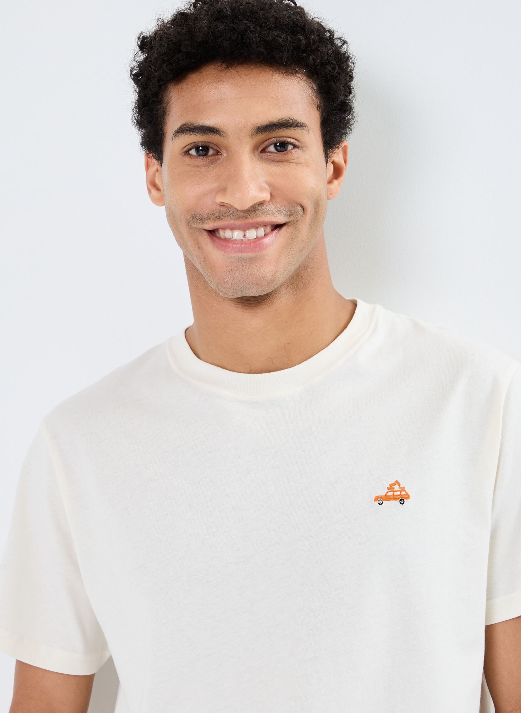 Kurzarm-T-Shirts SDNojdar herren weiß SOLID Kurzarm-T-Shirts SDNojdar herren weiß PRISTINE