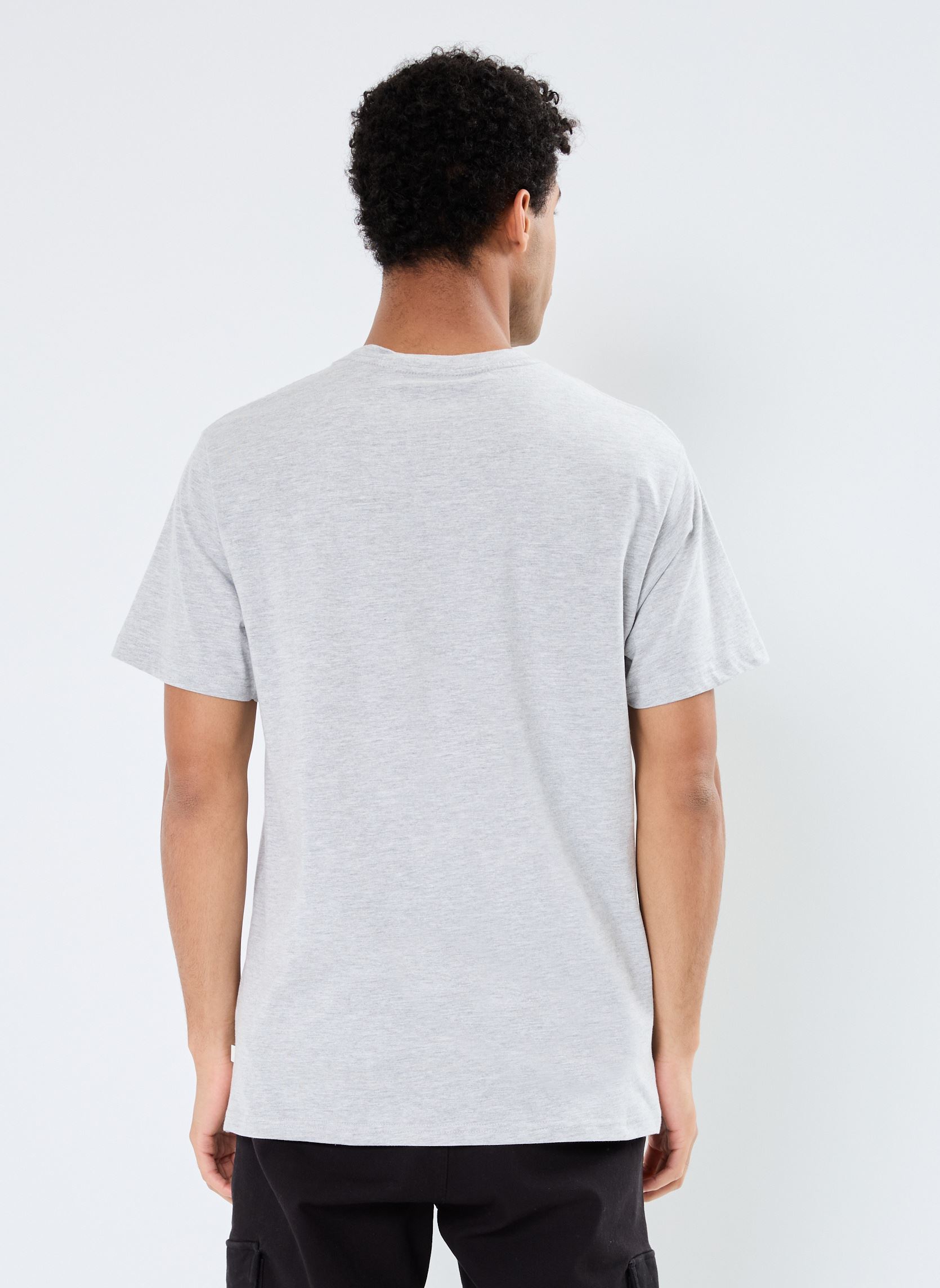 Tee-shirts manches courtes SDNojdar homme gris SOLID Tee-shirts manches courtes SDNojdar homme gris LIGHT GREY MELANGE