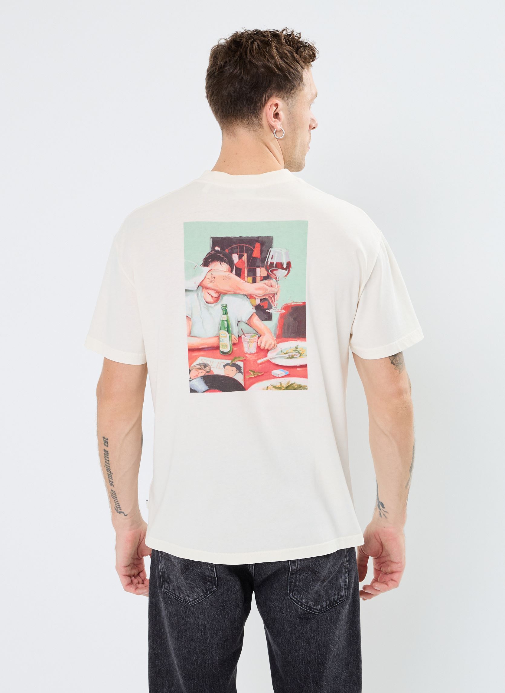 Tee-shirts manches courtes SDNojus homme blanc SOLID Tee-shirts manches courtes SDNojus homme blanc PRISTINE
