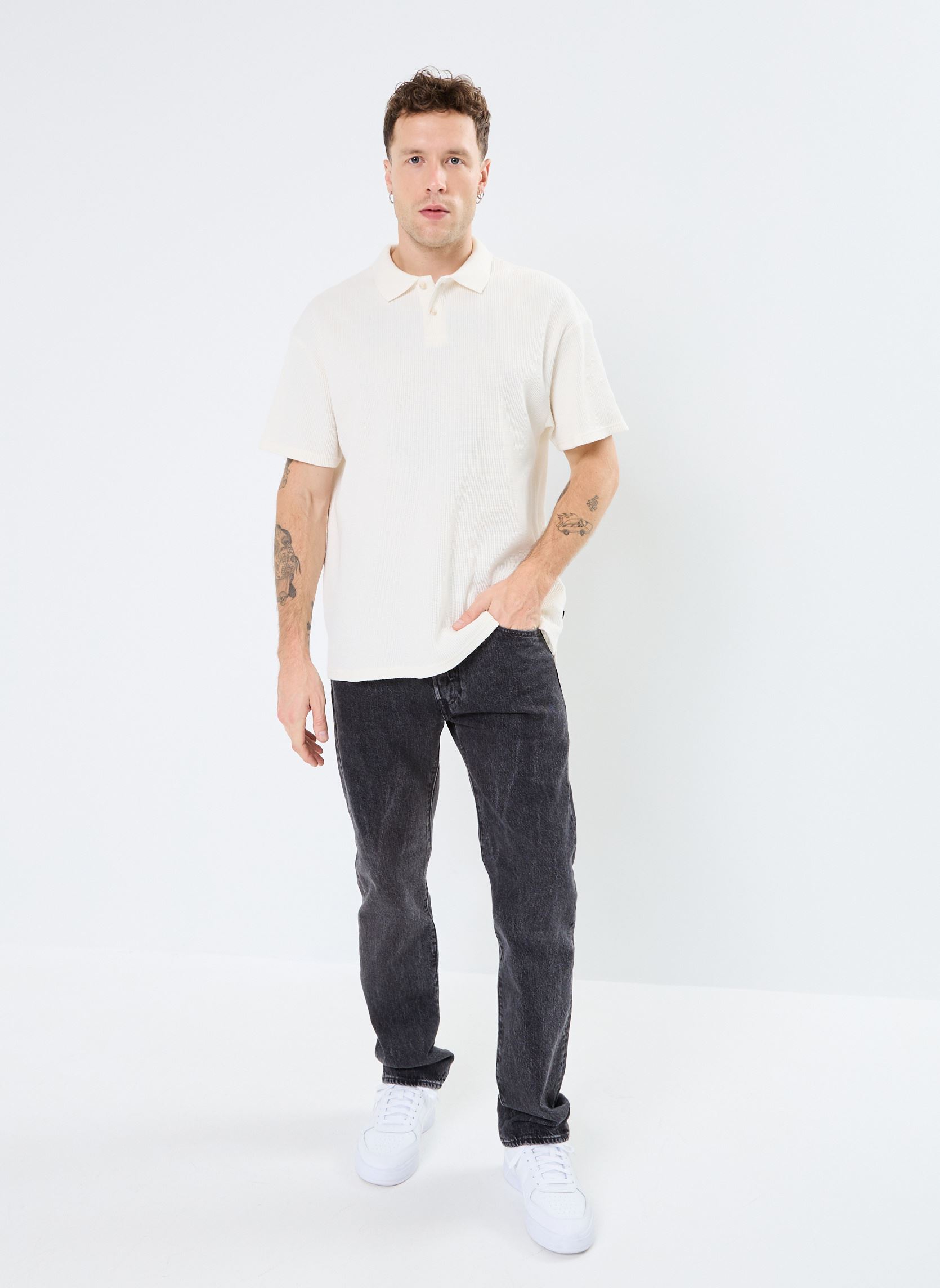 Polos manches courtes SDNongben homme blanc SOLID Polos manches courtes SDNongben homme blanc PRISTINE