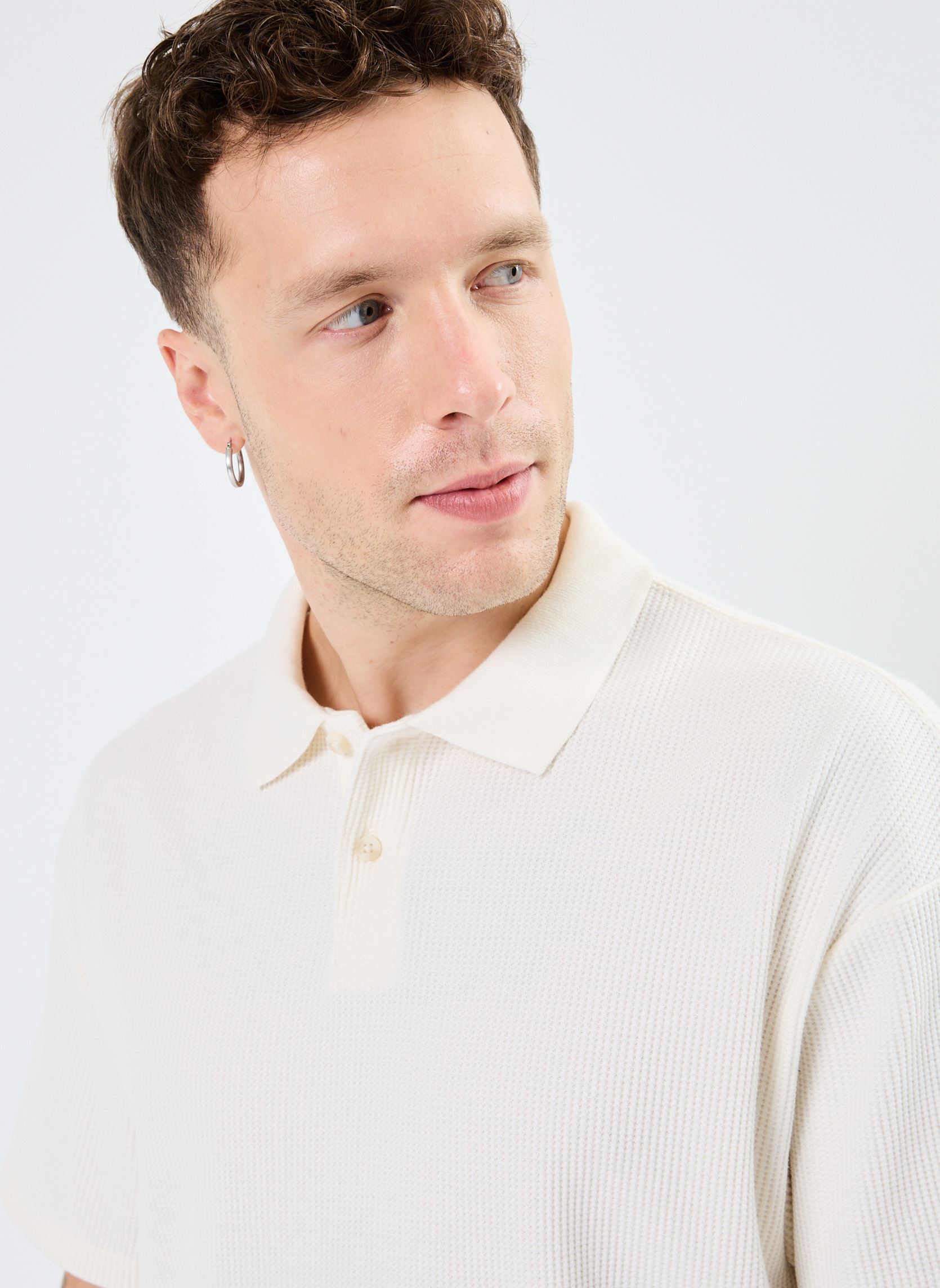 Polos manches courtes SDNongben homme blanc SOLID Polos manches courtes SDNongben homme blanc PRISTINE