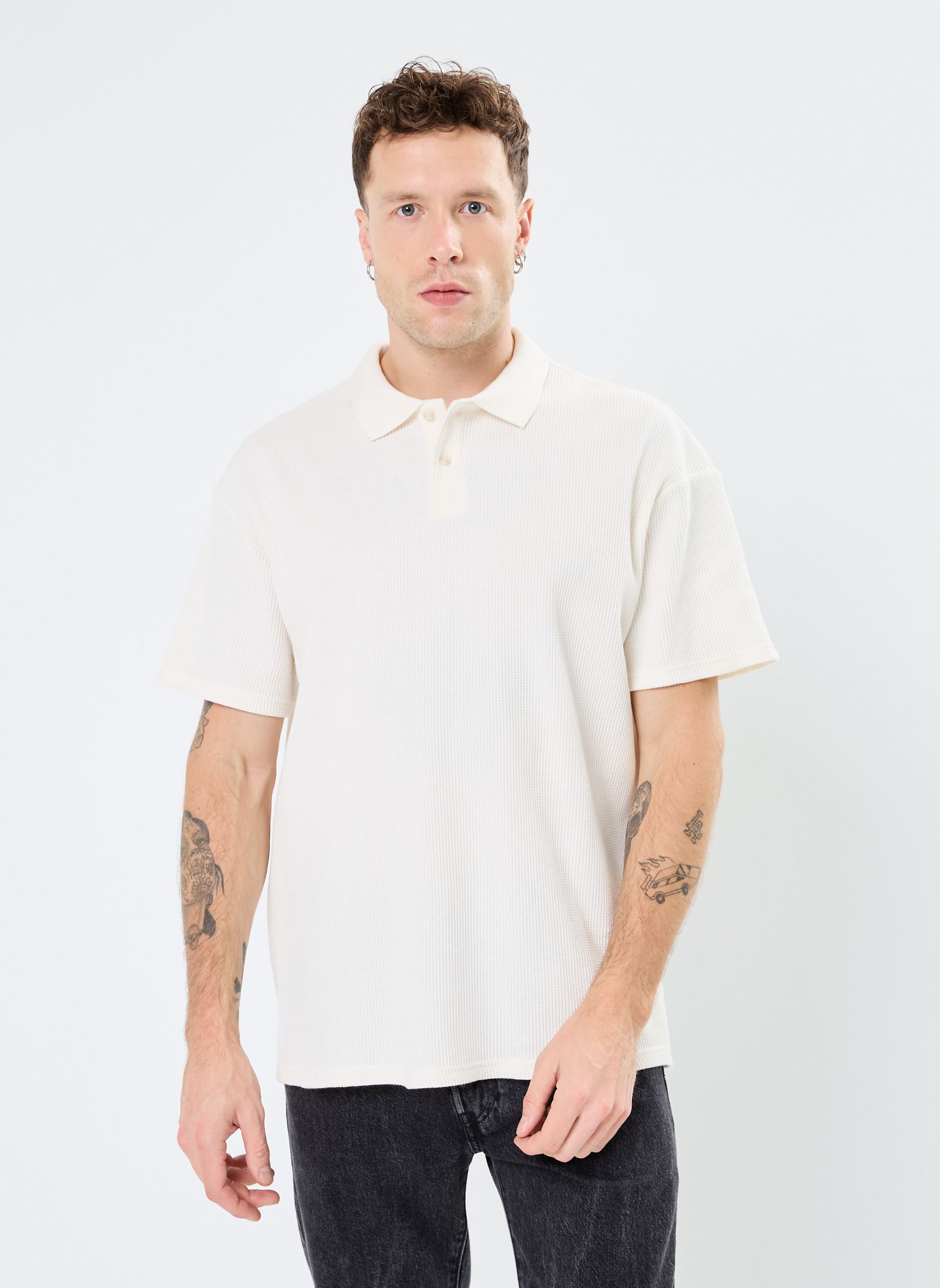 Polos manches courtes SDNongben homme blanc SOLID Polos manches courtes SDNongben homme blanc PRISTINE