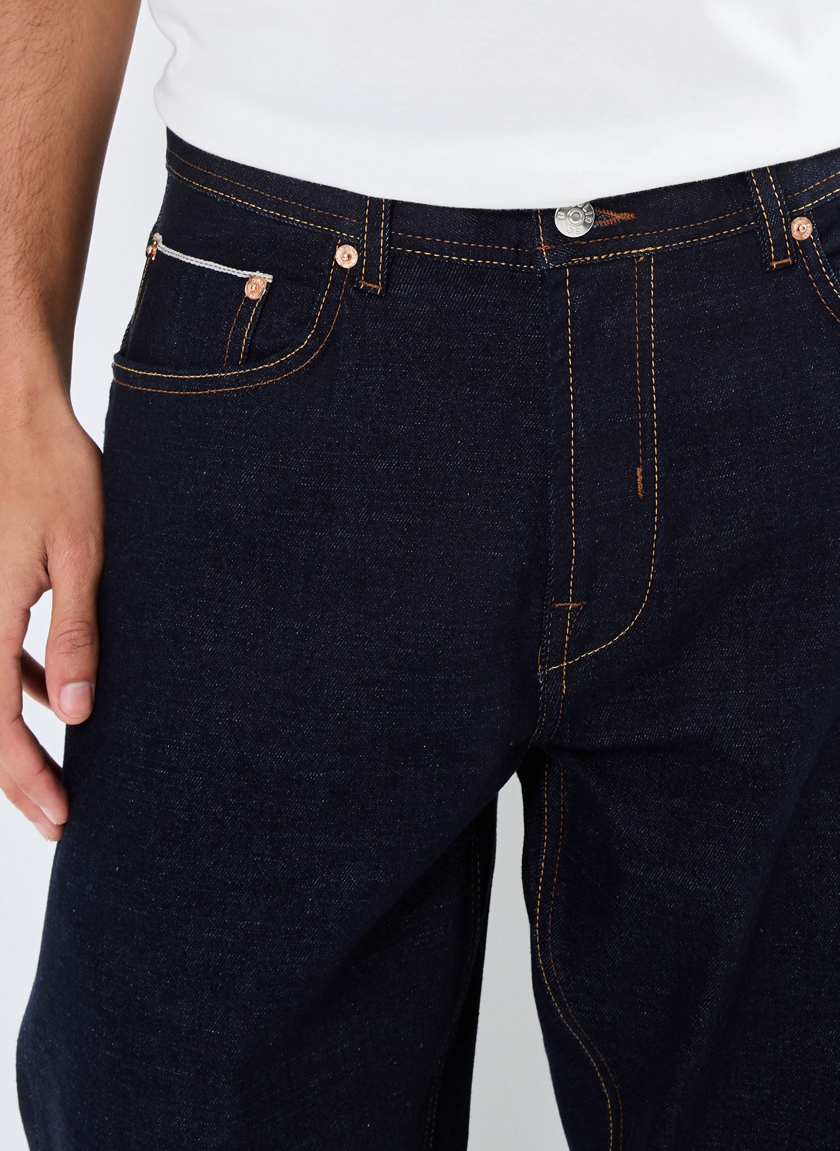 Rechte jeans / Straight Leg Jeans SDNico Ryan heren blauw SOLID Rechte jeans / Straight Leg Jeans SDNico Ryan heren blauw RAW DENIM