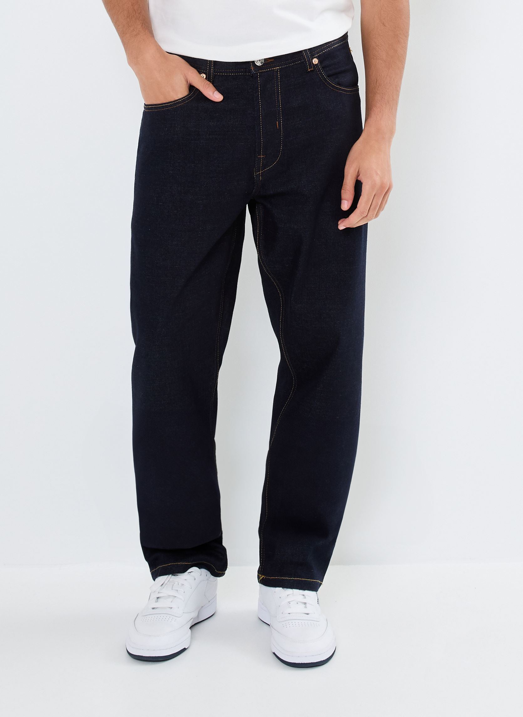 Rechte jeans / Straight Leg Jeans SDNico Ryan heren blauw SOLID Rechte jeans / Straight Leg Jeans SDNico Ryan heren blauw RAW DENIM
