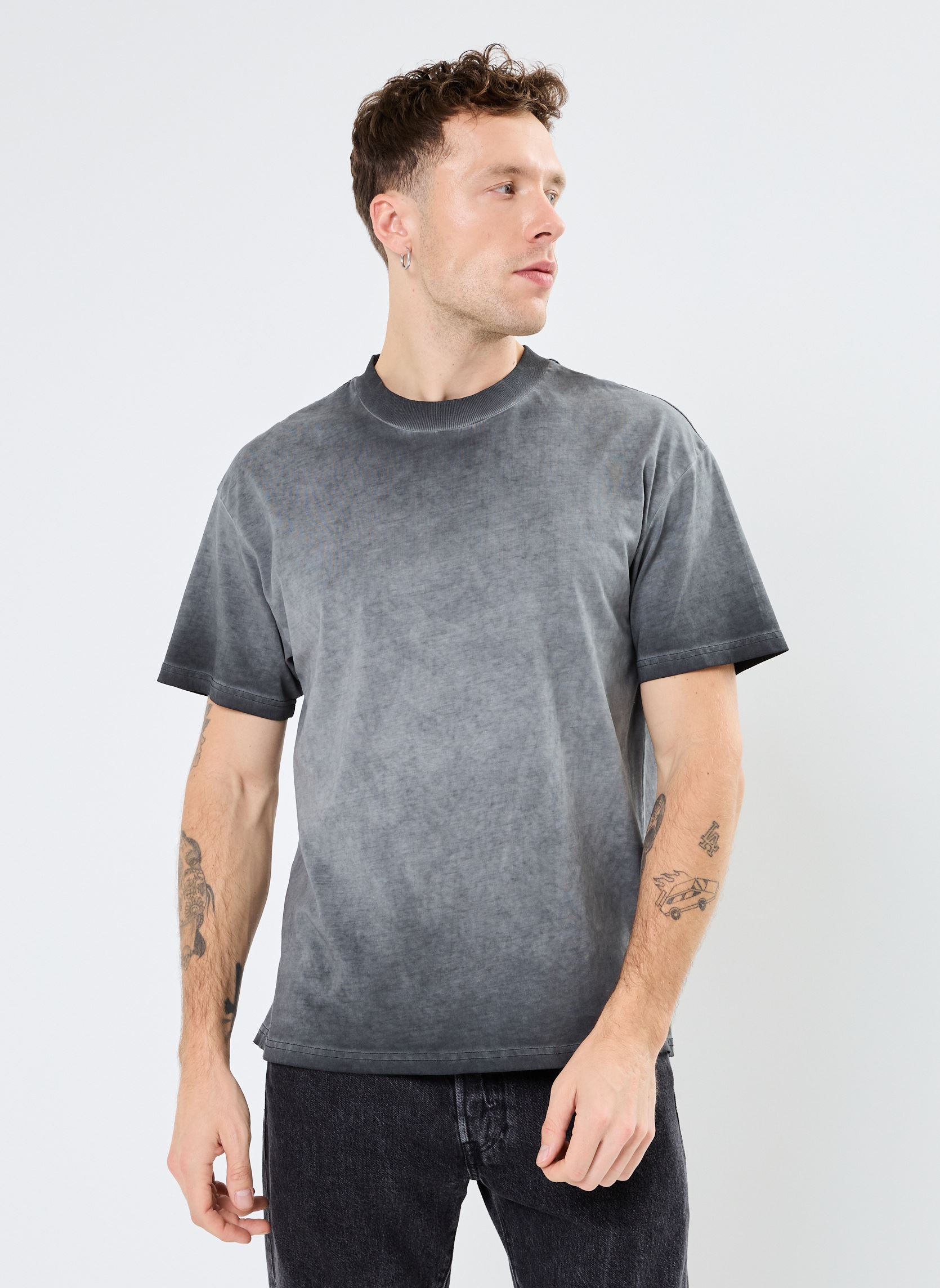 Tee-shirts manches courtes SDNivan homme noir SOLID Tee-shirts manches courtes SDNivan homme noir TRUE BLACK