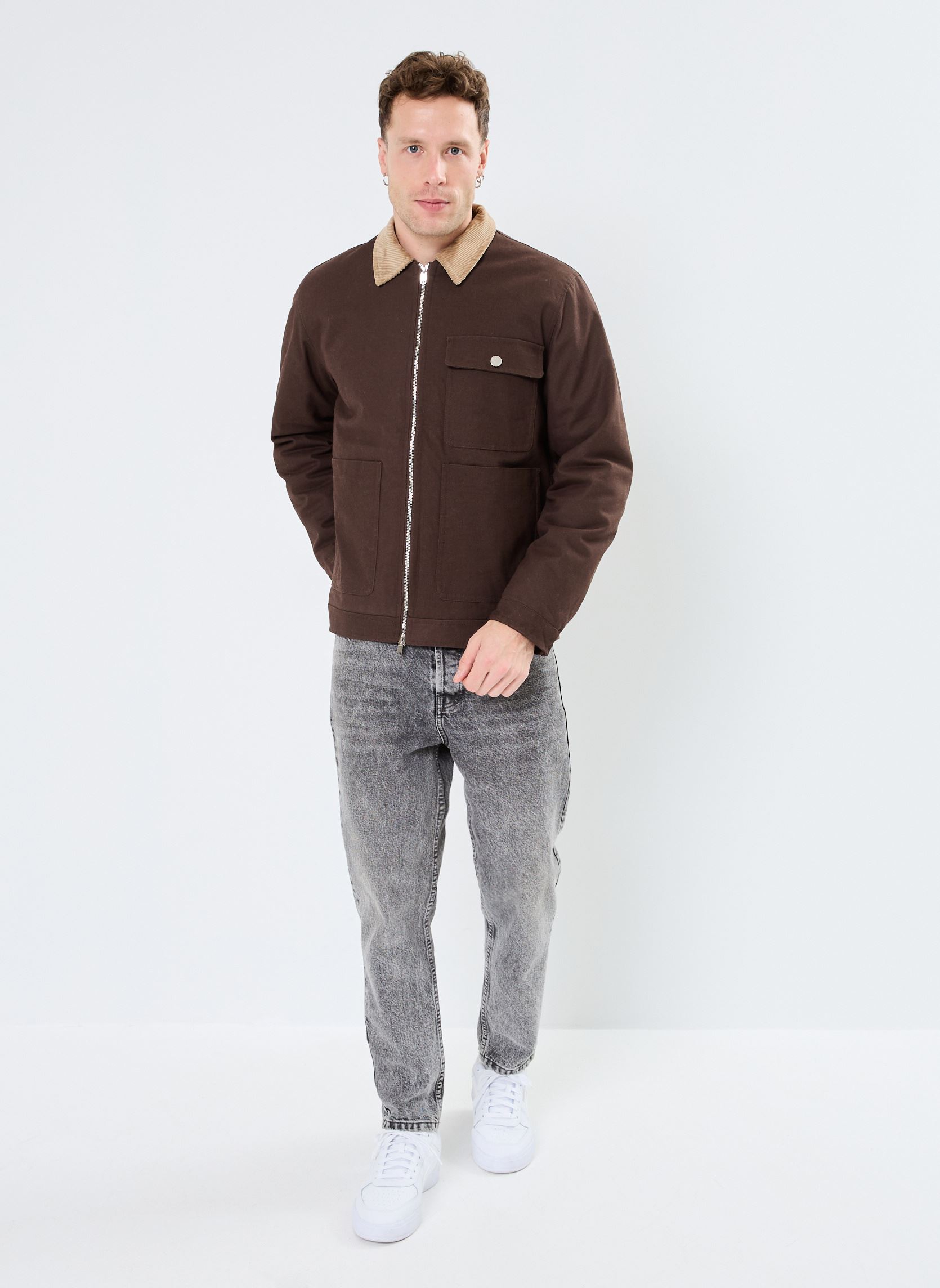 Vestes SDGalip homme marron SOLID Vestes SDGalip homme marron SLATE BLACK