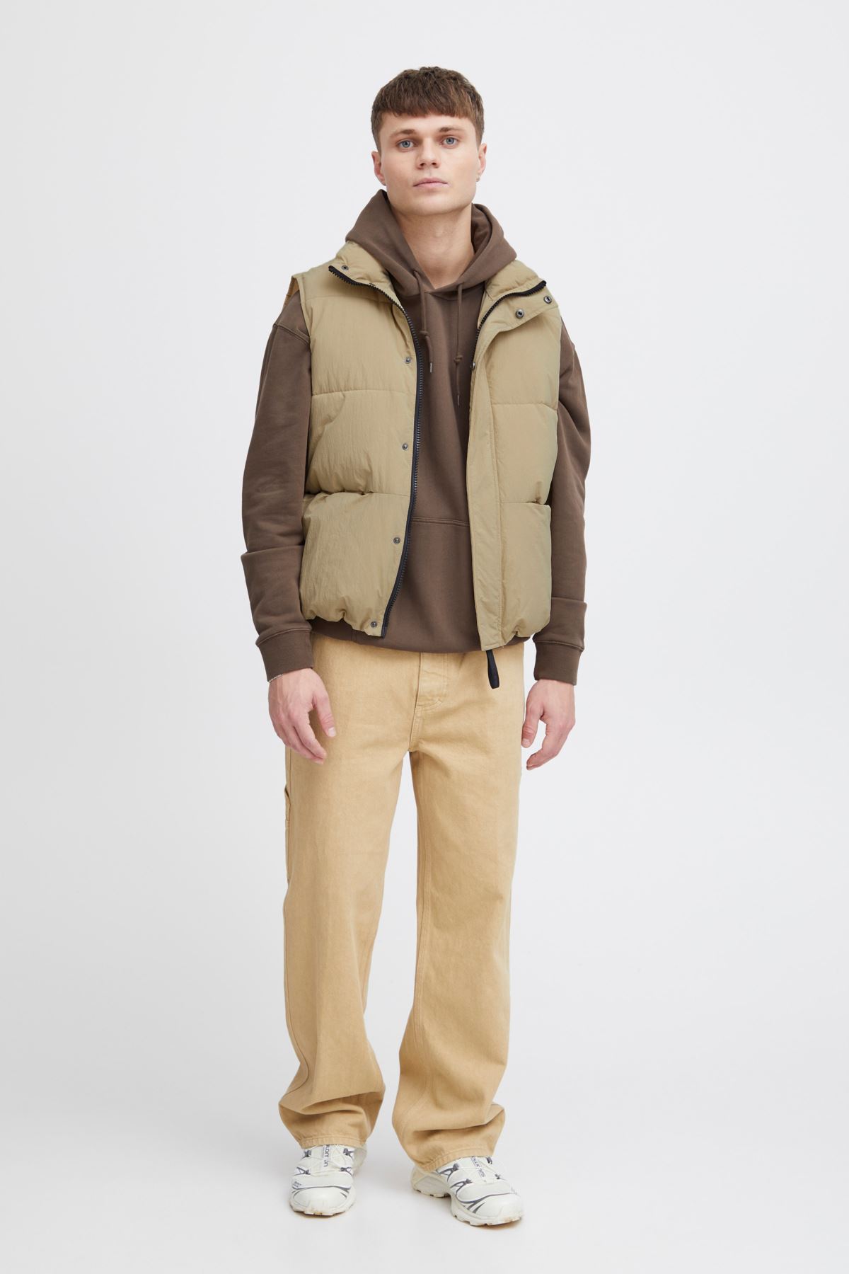 Daunenwesten SDMilo Puffer Vest herren beige SOLID Daunenwesten SDMilo Puffer Vest herren beige STARFISH