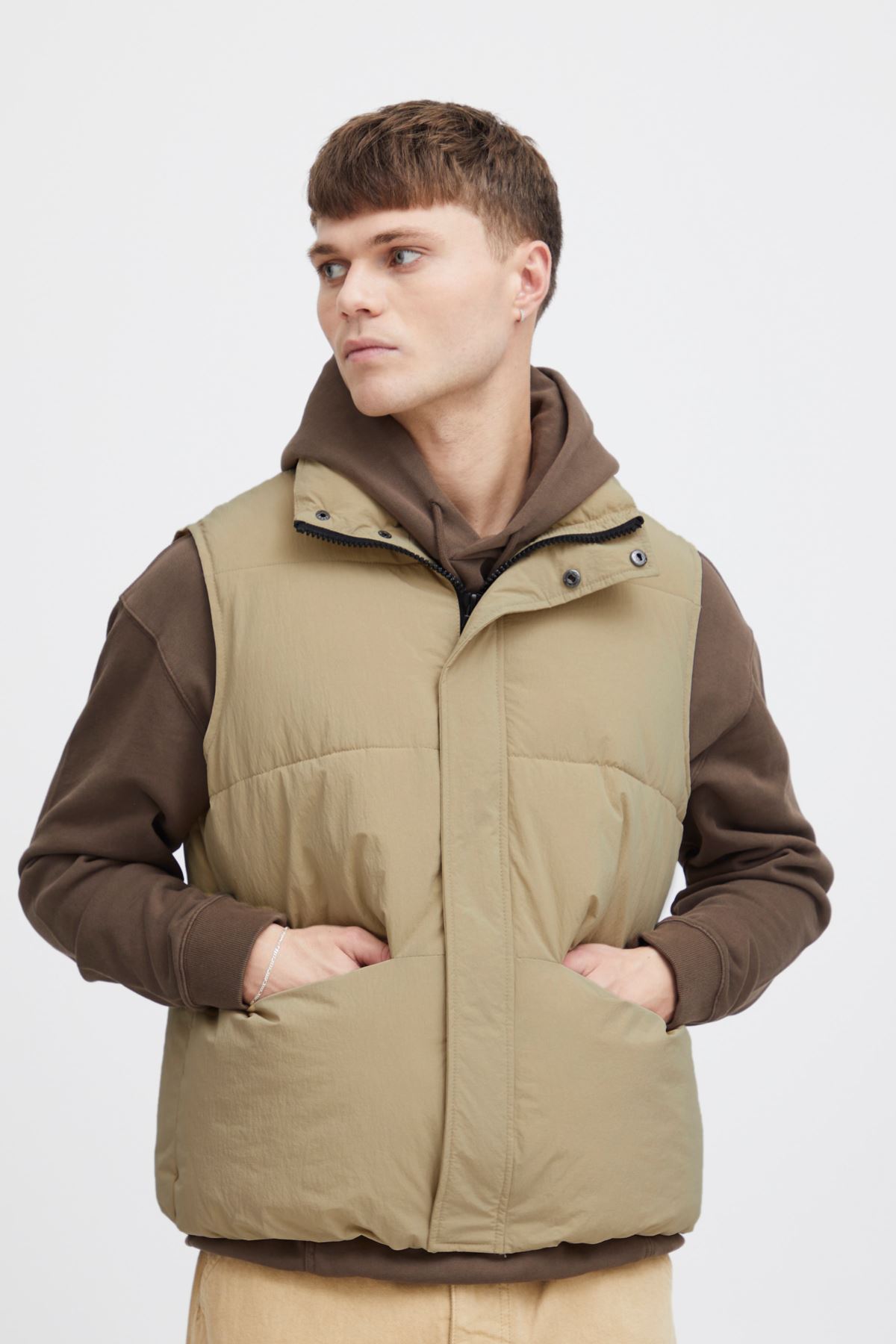Daunenwesten SDMilo Puffer Vest herren beige SOLID Daunenwesten SDMilo Puffer Vest herren beige STARFISH