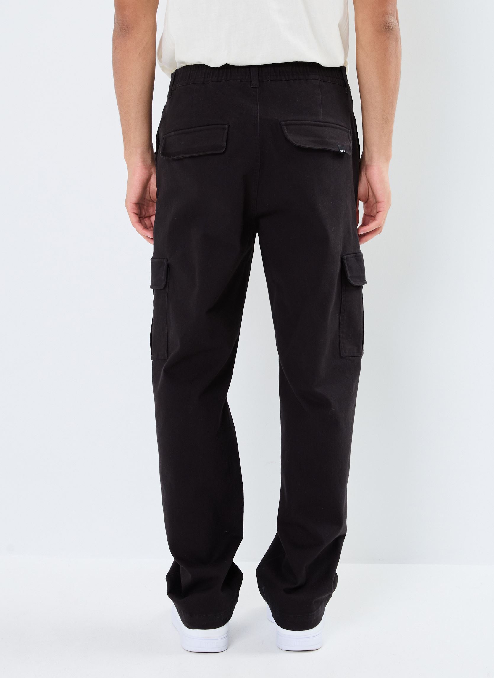 Pantalons chino SDNait Alann Elas. PA homme noir SOLID Pantalons chino SDNait Alann Elas. PA homme noir TRUE BLACK
