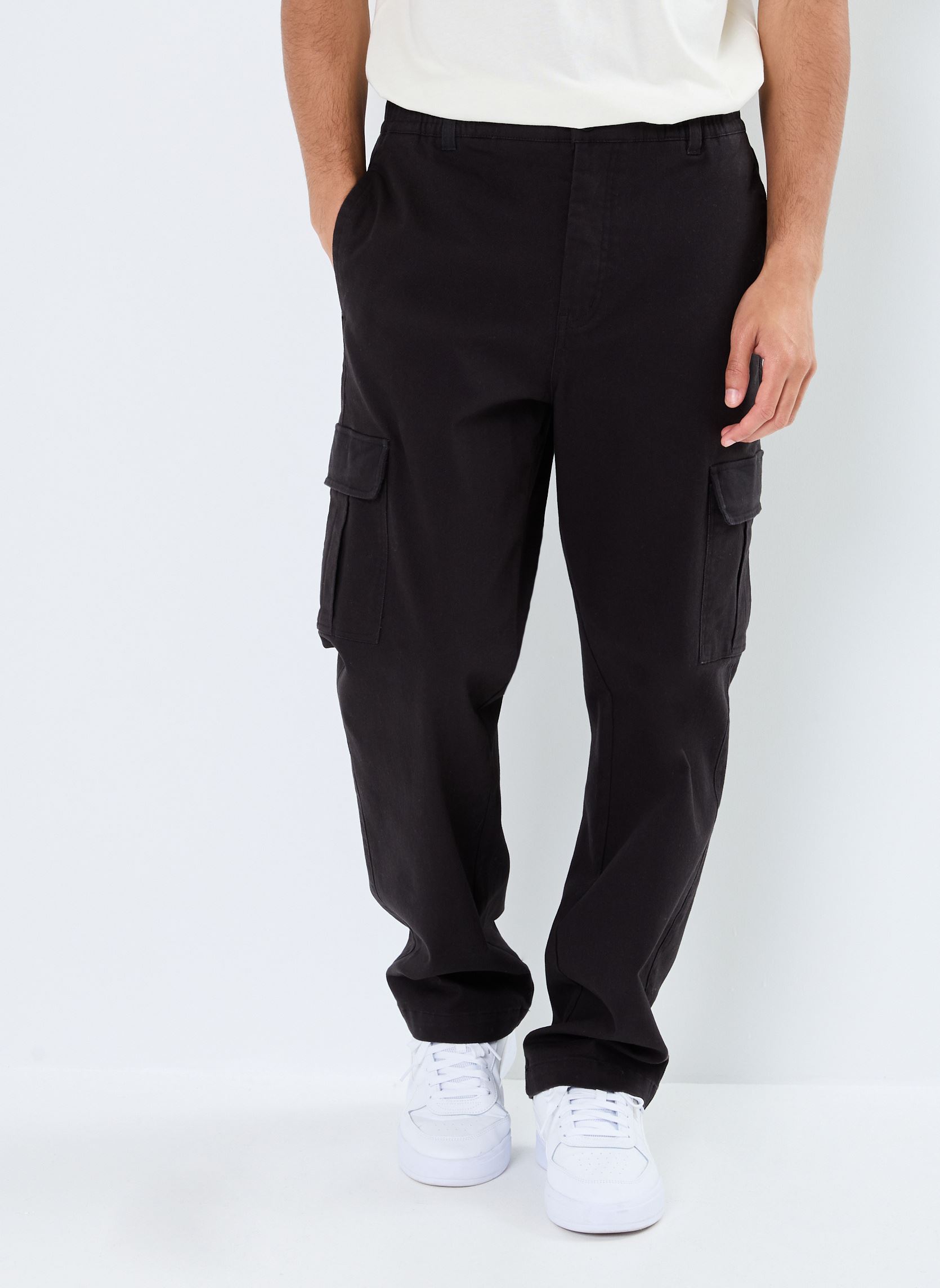Pantalons chino SDNait Alann Elas. PA homme noir SOLID Pantalons chino SDNait Alann Elas. PA homme noir TRUE BLACK