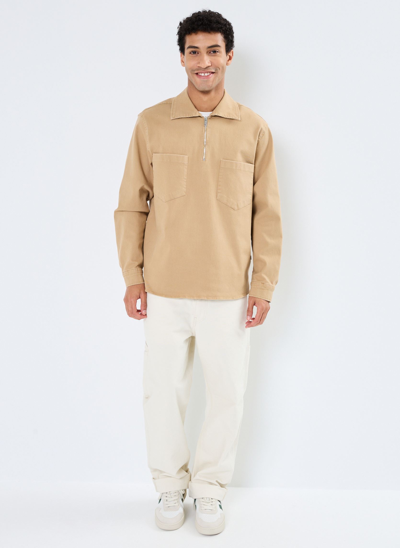 Vestes SDNeck homme beige SOLID Vestes SDNeck homme beige STARFISH