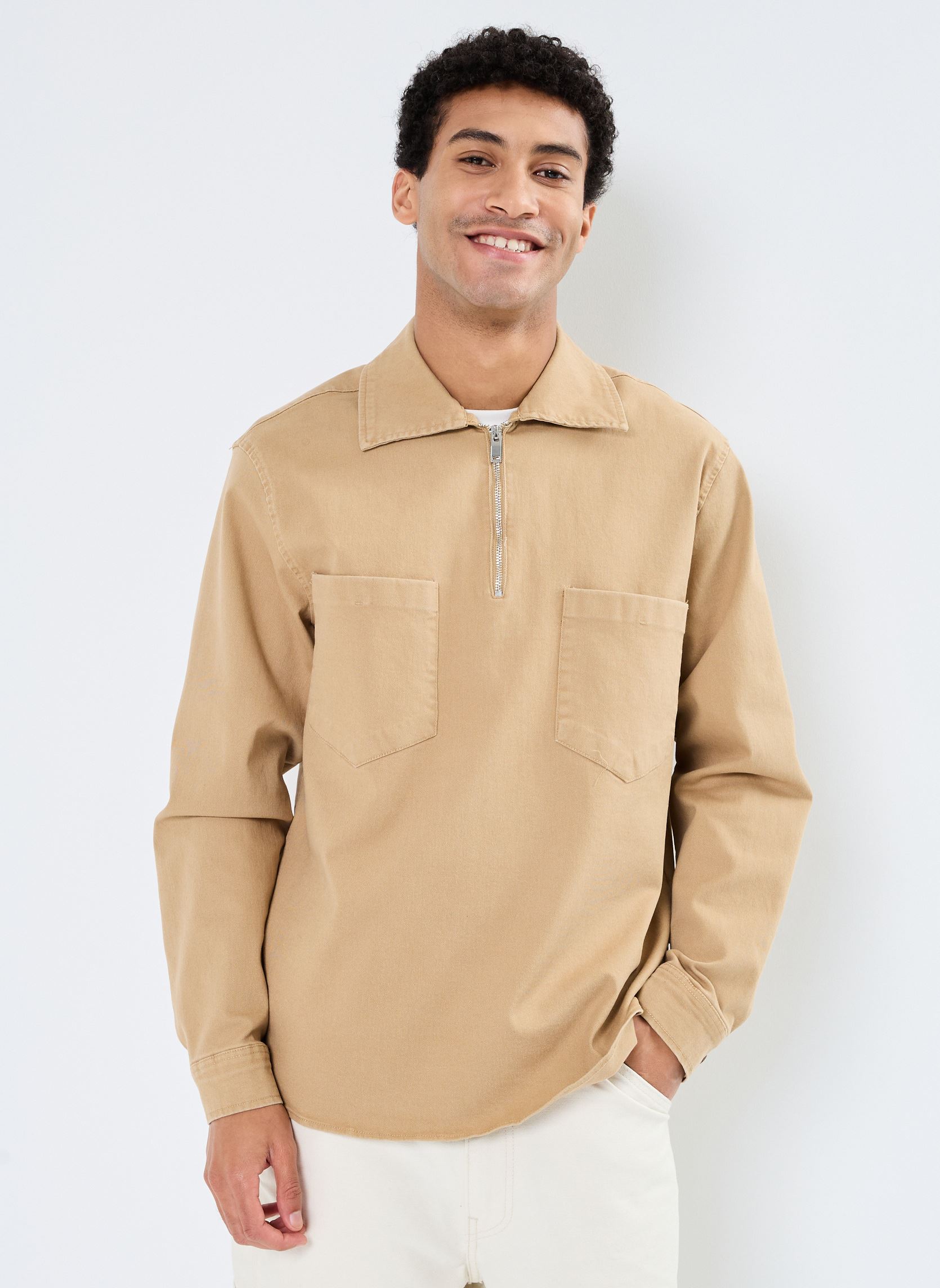 Vestes SDNeck homme beige SOLID Vestes SDNeck homme beige STARFISH