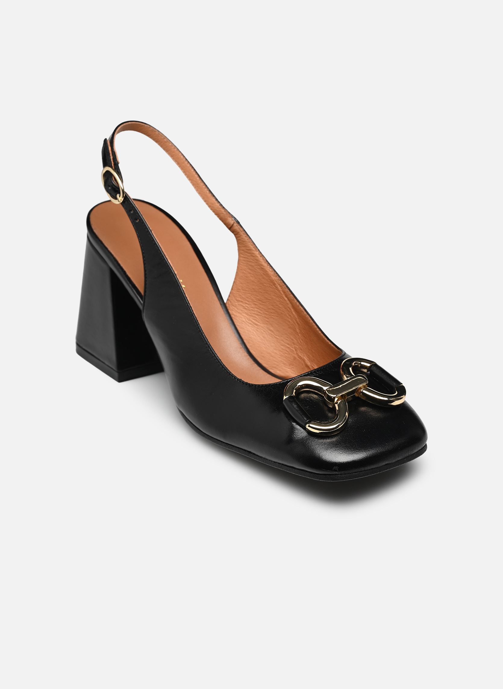 Escarpins à brides DOUBLE femme noir Jonak Escarpins à brides DOUBLE femme noir NOIR