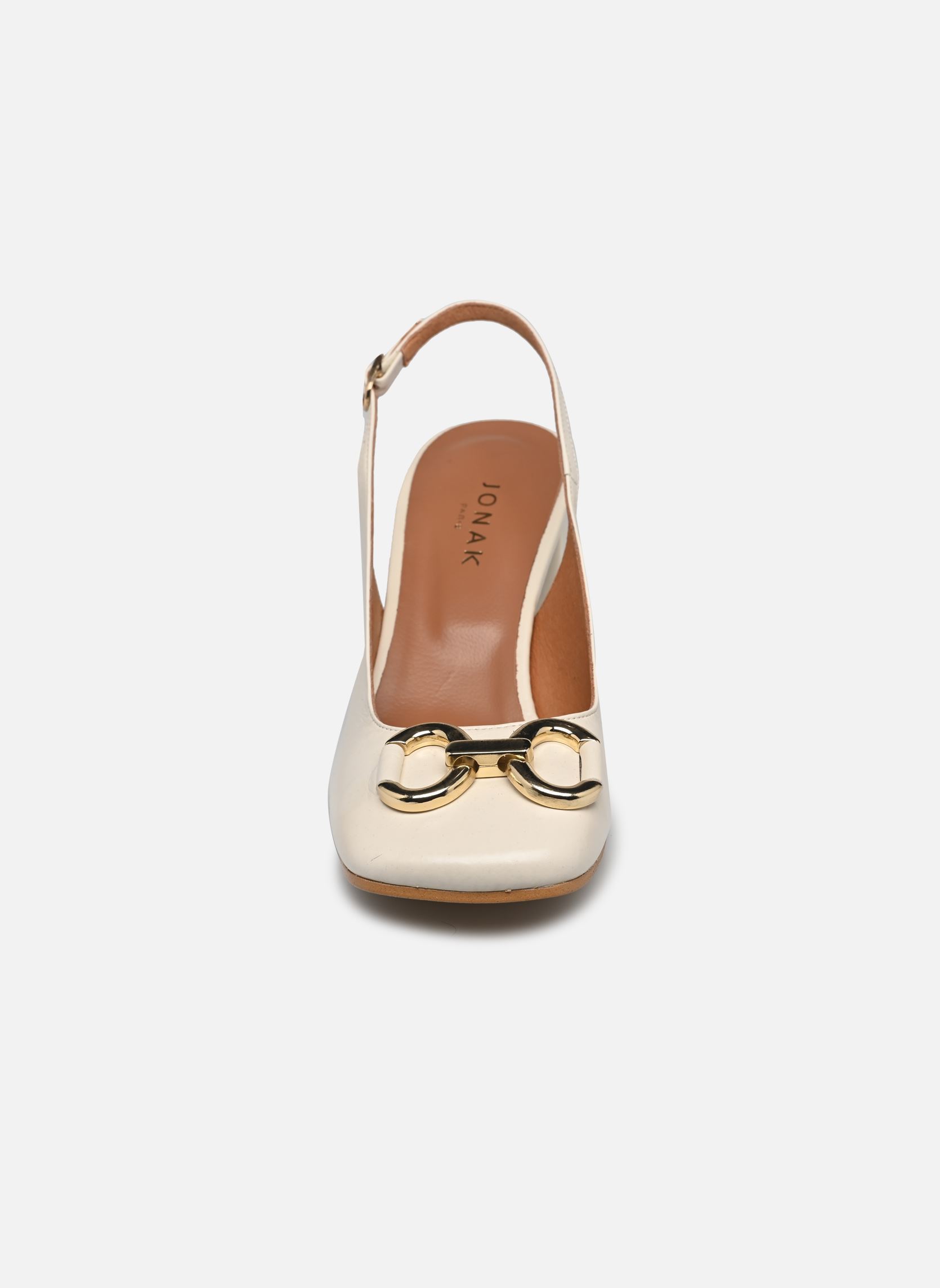 Slingback pumps DOUBLE dames wit Jonak Slingback pumps DOUBLE dames wit ECRU