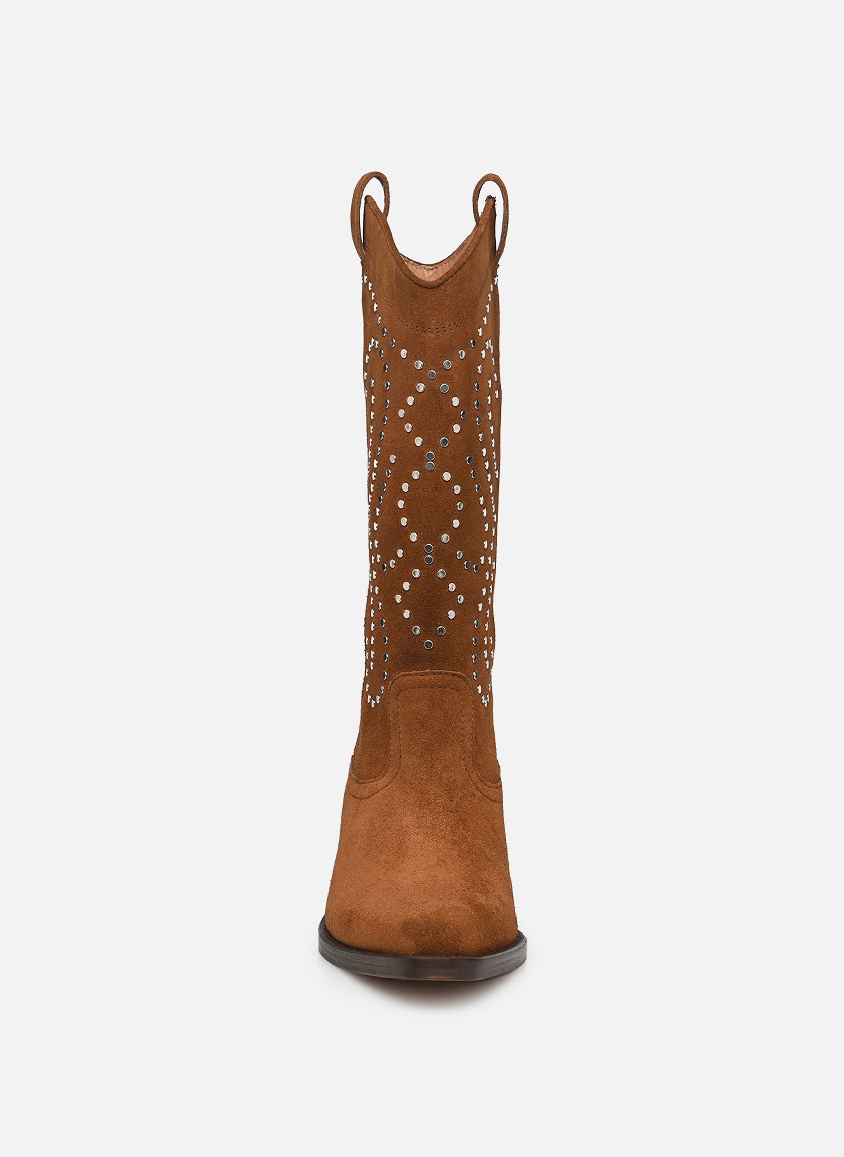 Cowboy boots DYNASTIE dames bruin Jonak Cowboy boots DYNASTIE dames bruin Cognac