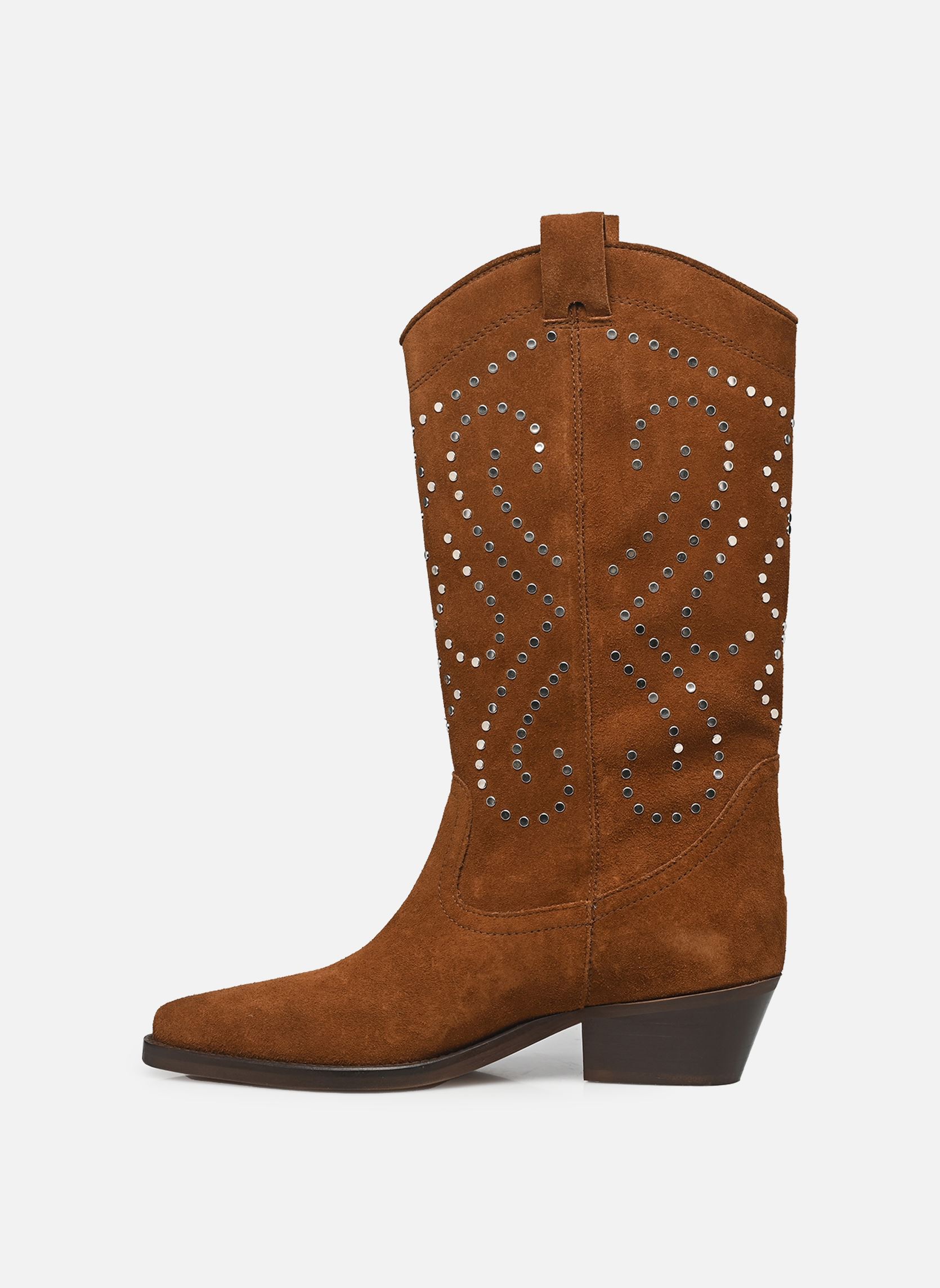 Cowboy boots DYNASTIE dames bruin Jonak Cowboy boots DYNASTIE dames bruin Cognac