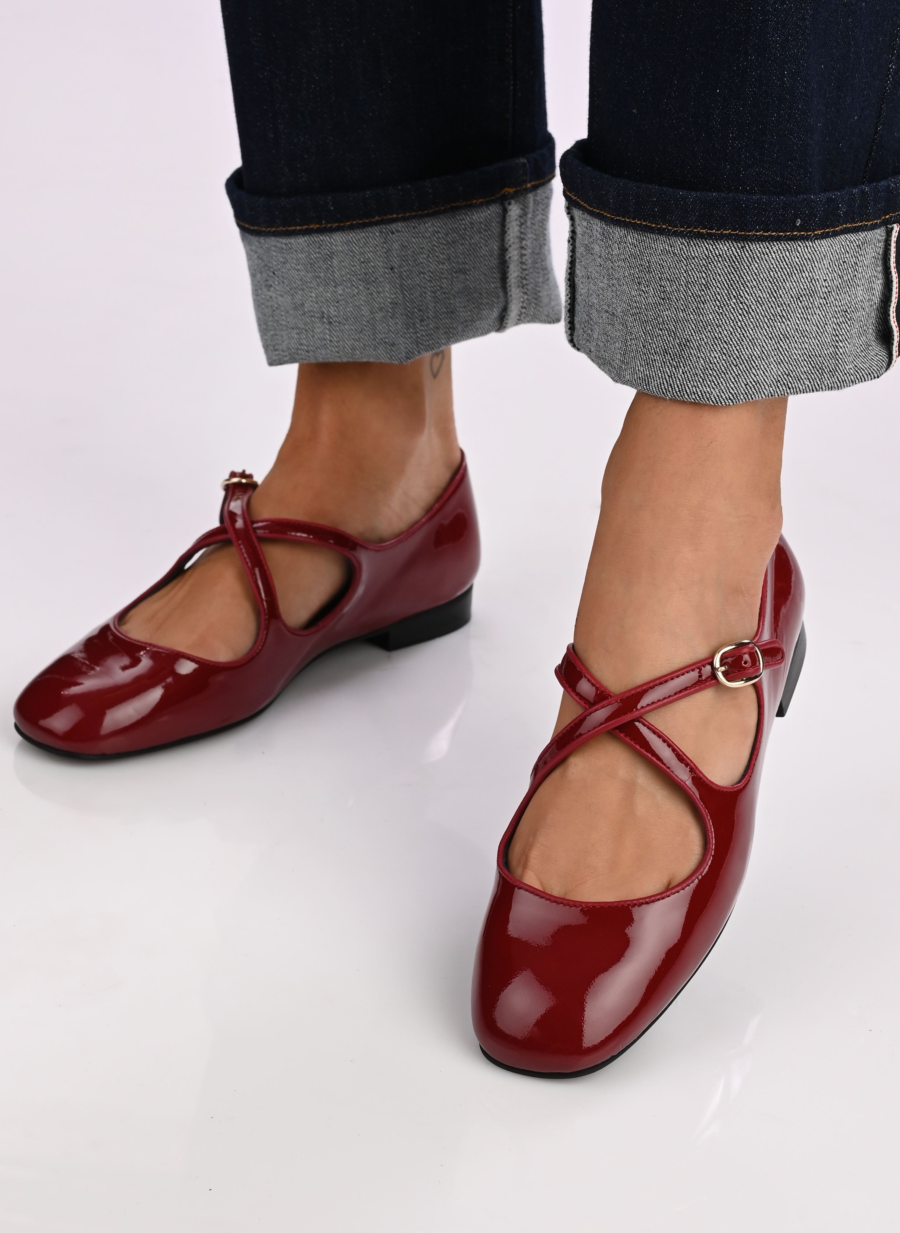 Klassische Ballerinas DUCKY damen rot Jonak Klassische Ballerinas DUCKY damen rot Rouge Carmin