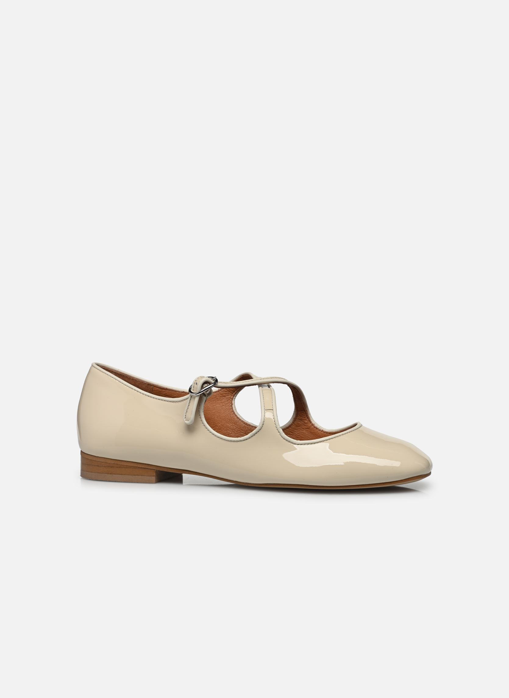 Ballerines classiques DUCKY femme blanc Jonak Ballerines classiques DUCKY femme blanc Ecru/Ecru