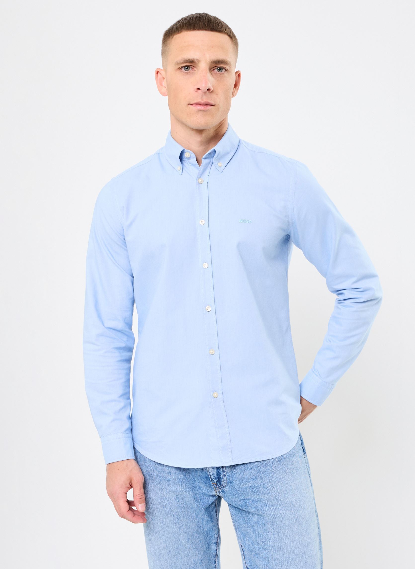 Chemise BOSS Chemise homme coupe classique en coton oxford US - vue 3
