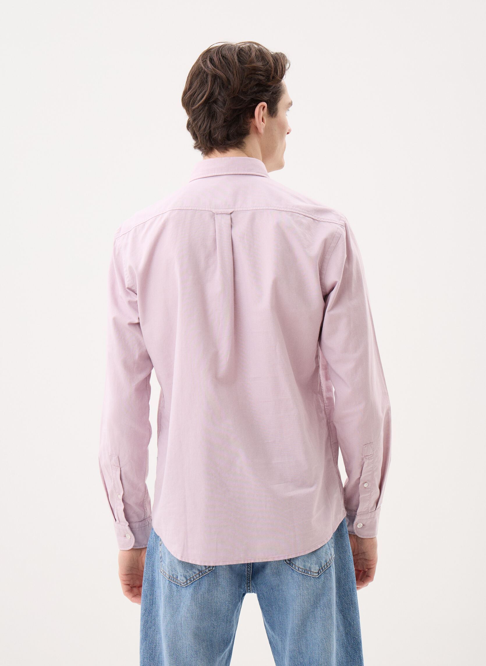 Hemden Rickert_M heren paars BOSS Hemden Rickert_M heren paars 539-Light/Pastel Purple