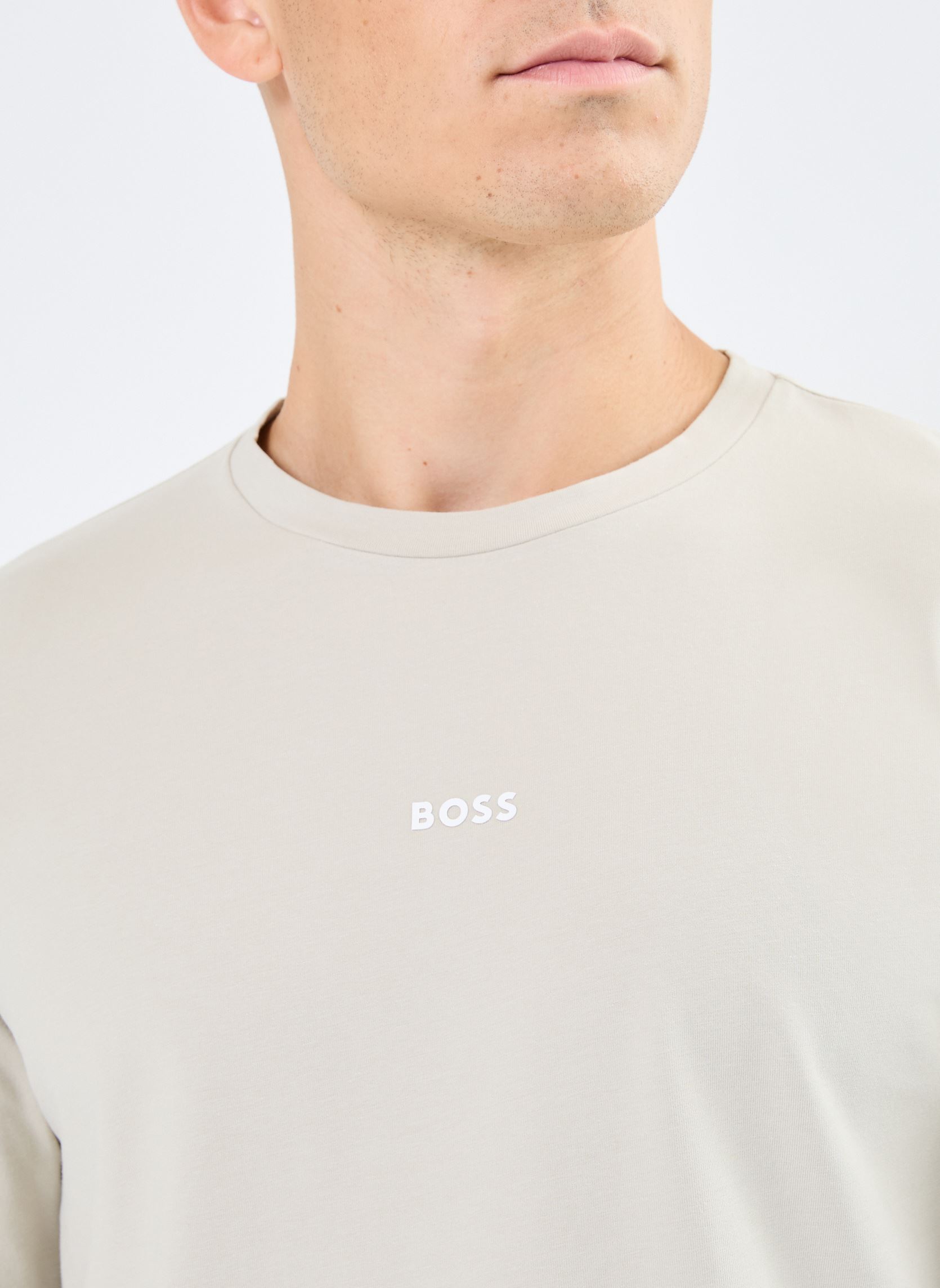 Langarm-T-Shirts TChark herren beige BOSS Langarm-T-Shirts TChark herren beige 271-LIGHT BEIGE