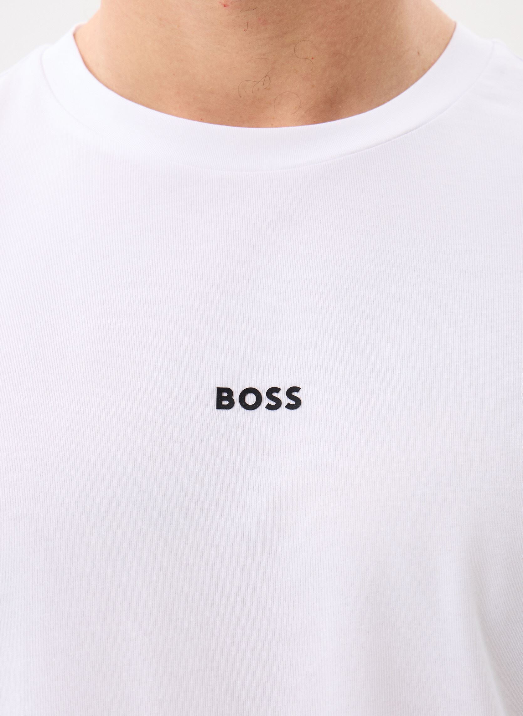 Langarm-T-Shirts TChark herren weiß BOSS Langarm-T-Shirts TChark herren weiß 100-White