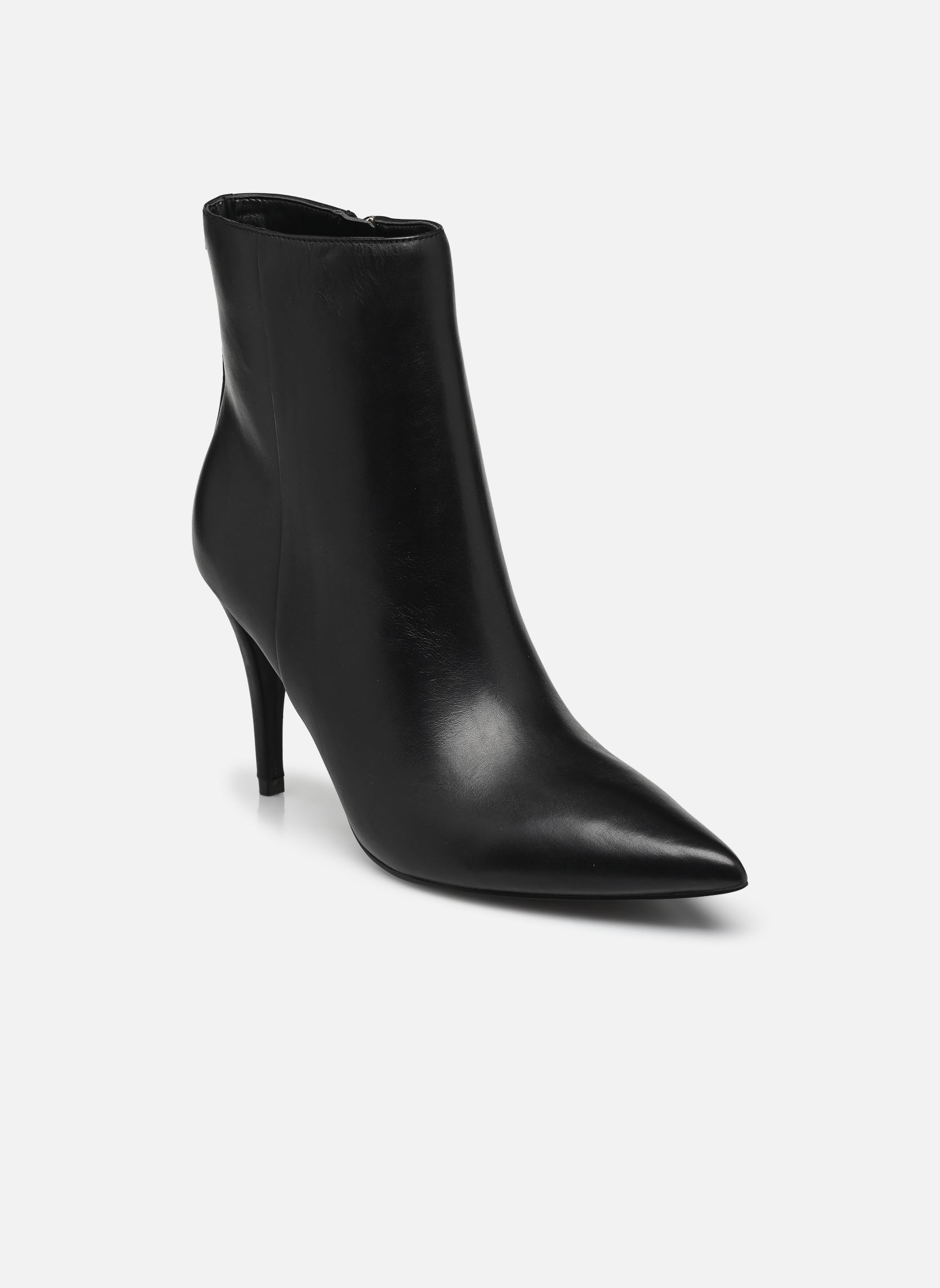 Bottines Talons Hauts GUESS Indraz - Cuir Noir - Taille 10 US - Neuf Dans Sa Boîte