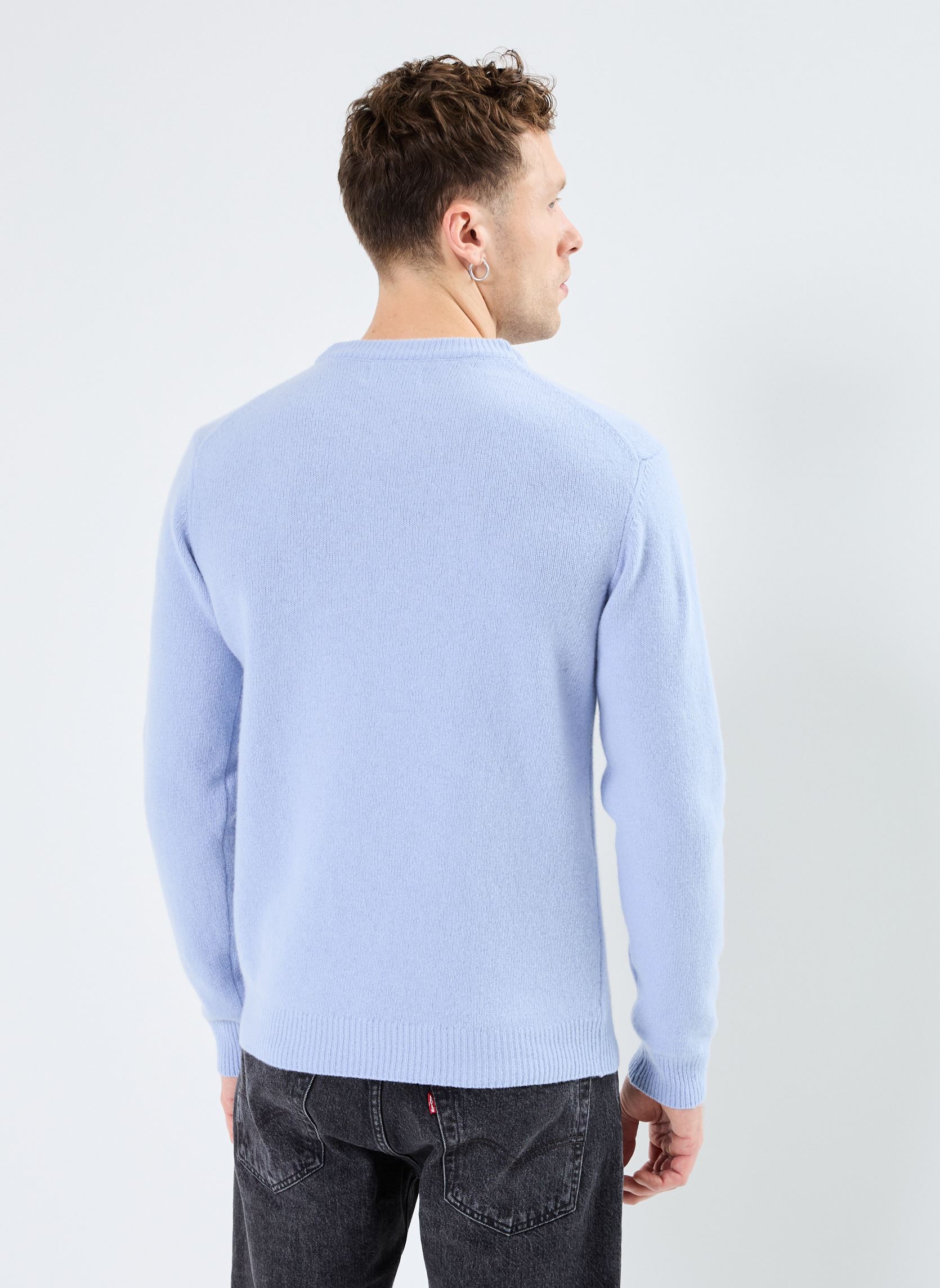 Pullover CFKarl crew neck bounty knit Noos herren blau Casual Friday Pullover CFKarl crew neck bounty knit Noos herren blau PLACID BLUE