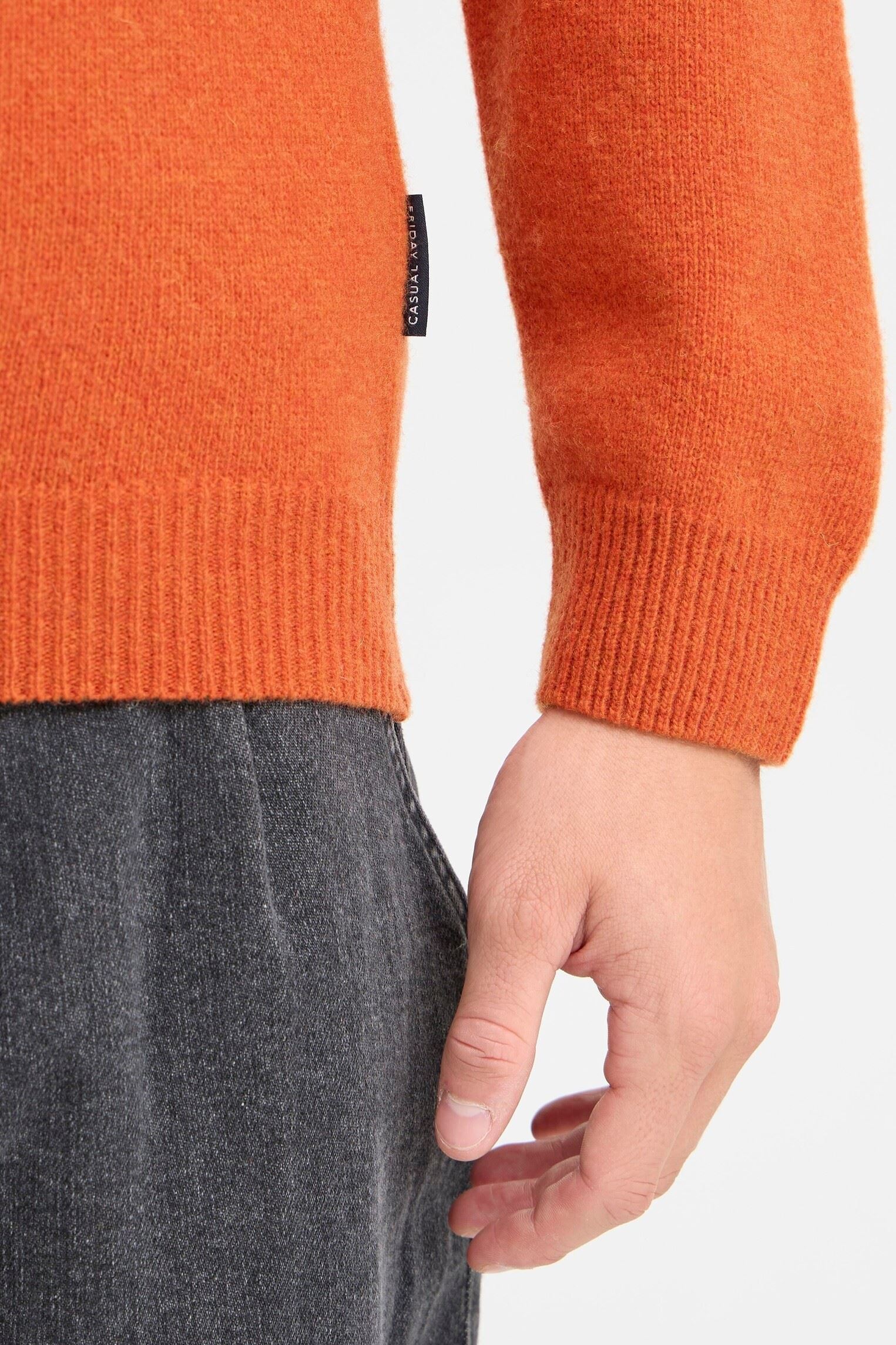 Pulls CFKarl crew neck bounty knit Noos homme orange Casual Friday Pulls CFKarl crew neck bounty knit Noos homme orange BURNT OCHRE