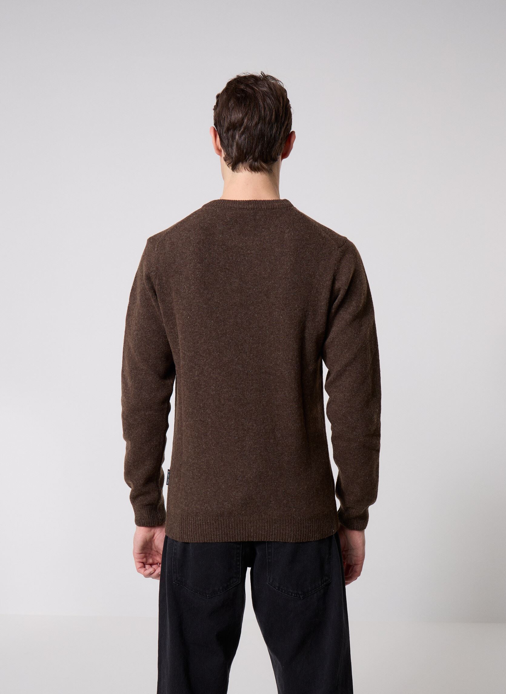 Truien CFKarl crew neck bounty knit Noos heren bruin Casual Friday Truien CFKarl crew neck bounty knit Noos heren bruin DEMITASSE MELANGE