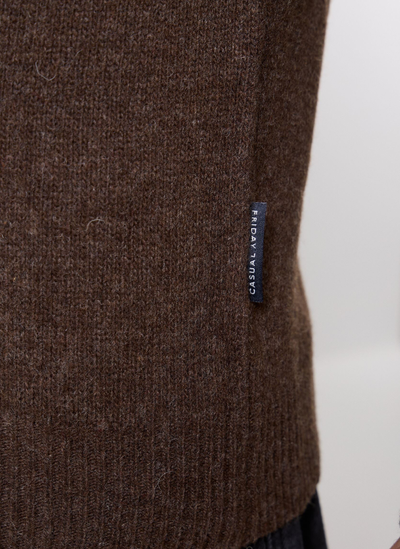Truien CFKarl crew neck bounty knit Noos heren bruin Casual Friday Truien CFKarl crew neck bounty knit Noos heren bruin DEMITASSE MELANGE
