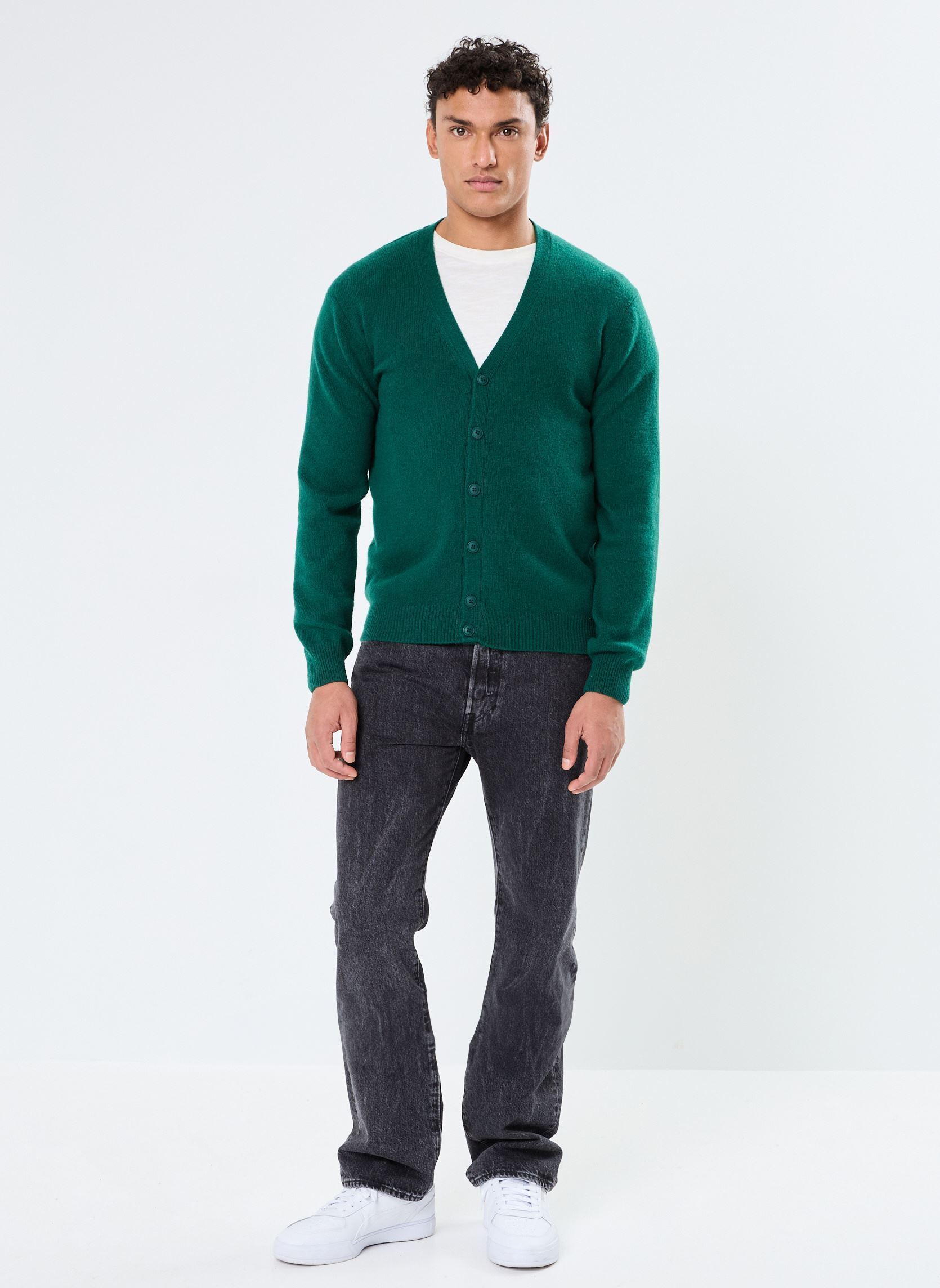 Chalecos CFKarl lambswool cardigan Noos hombre verde Casual Friday Chalecos CFKarl lambswool cardigan Noos hombre verde FOREST BIOME